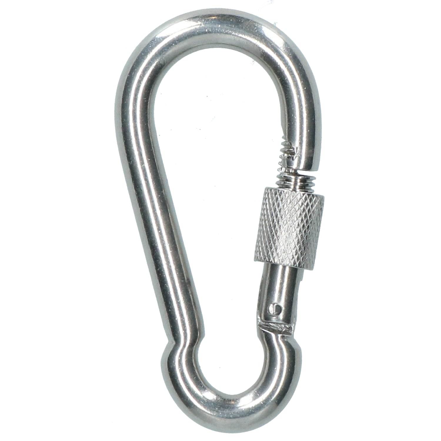 Carabiner Carbine Hook with Screw Gate 8mm MARINE GRADE Stainless Steel