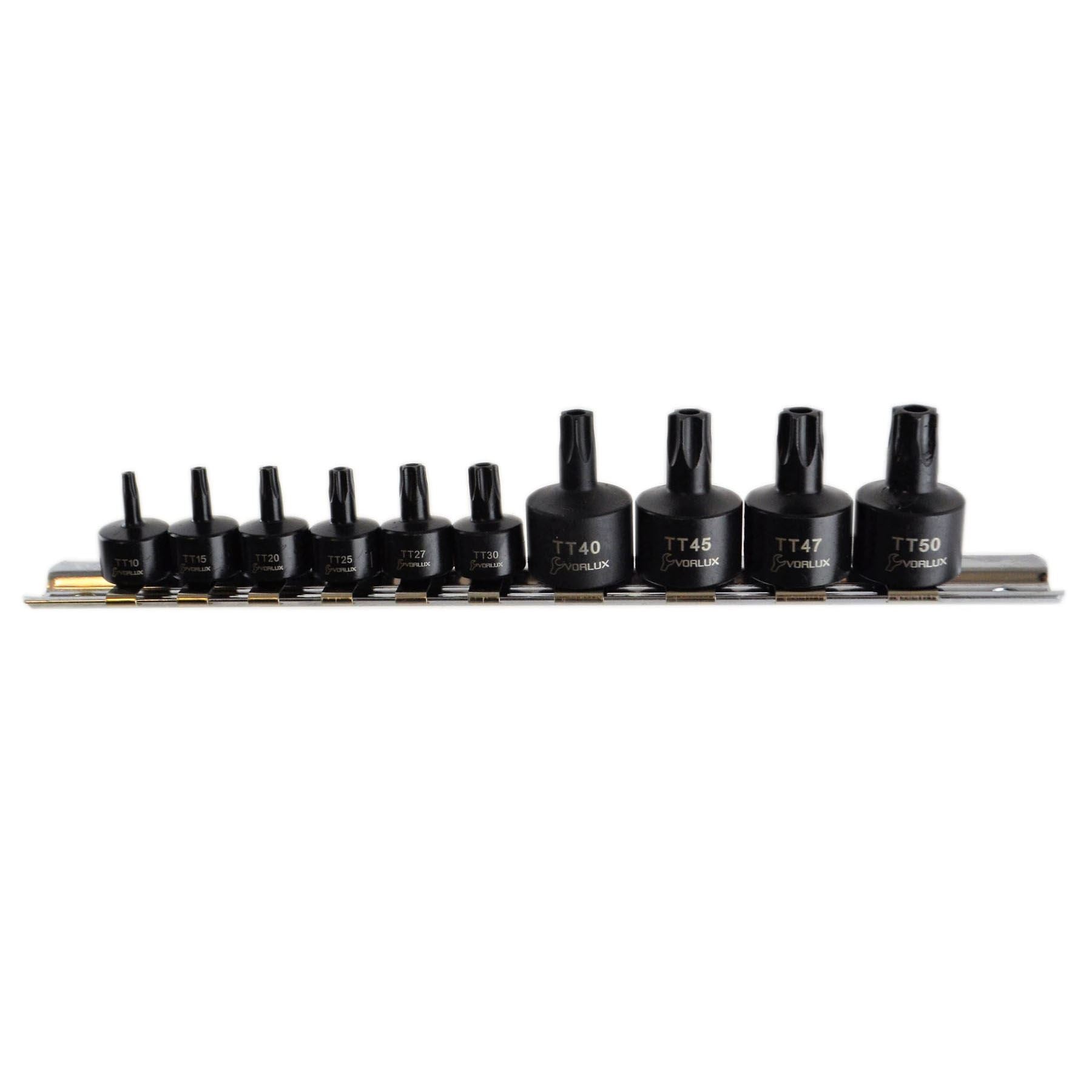 Schlag-Torx-Stern-Bit-Steckschlüssel 1/4" 3/8" Antrieb T10 - T50 10-tlg. Set Bergen