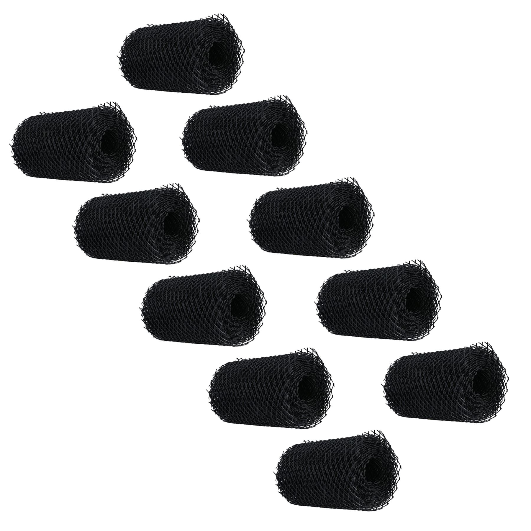 Protection de gouttière en plastique, protection contre les débris de feuilles pour gouttières jusqu'à 16 cm de large