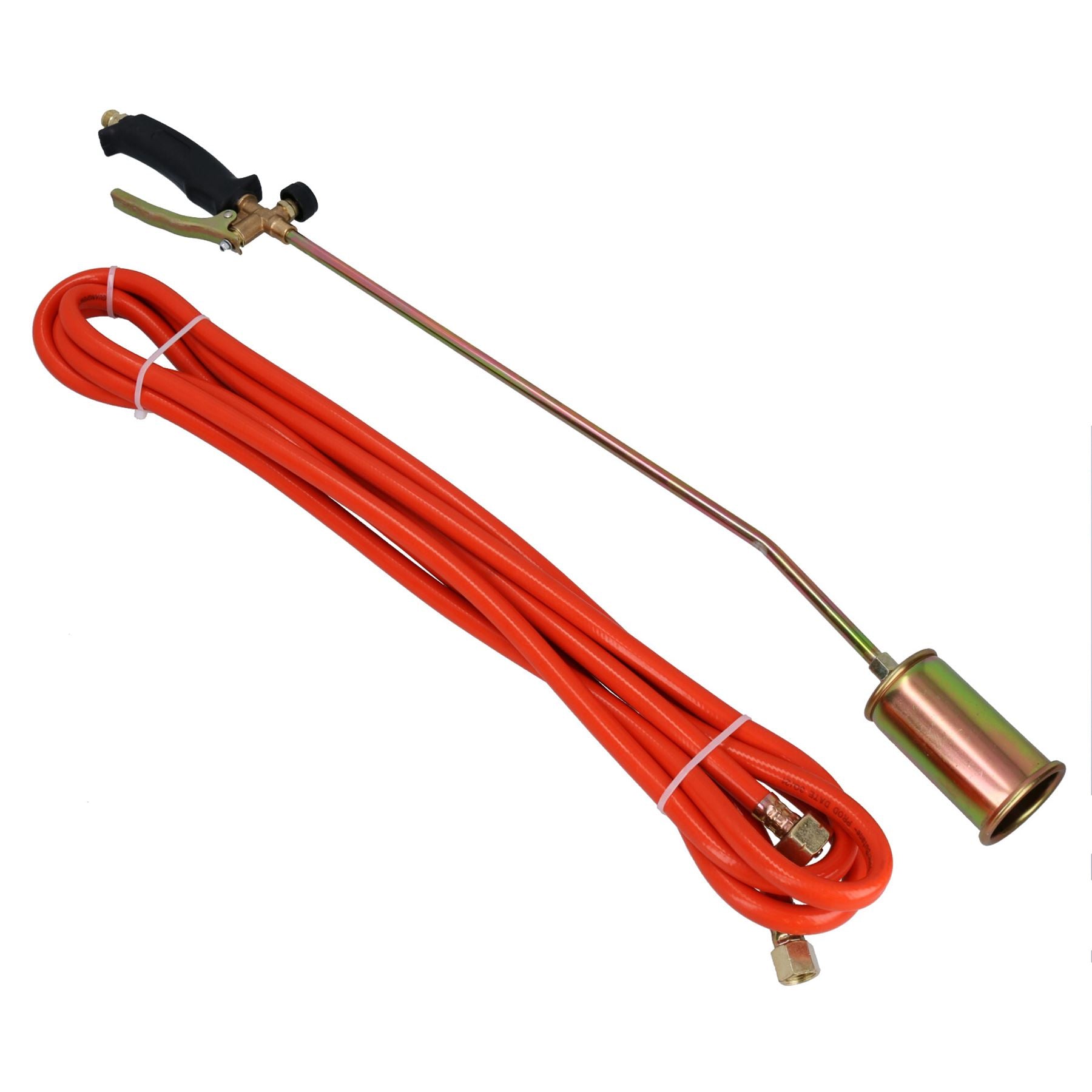 Gasbrenner, 5 m Propanschlauch, Dachdecker, Klempner, Unkrautregler, Garten