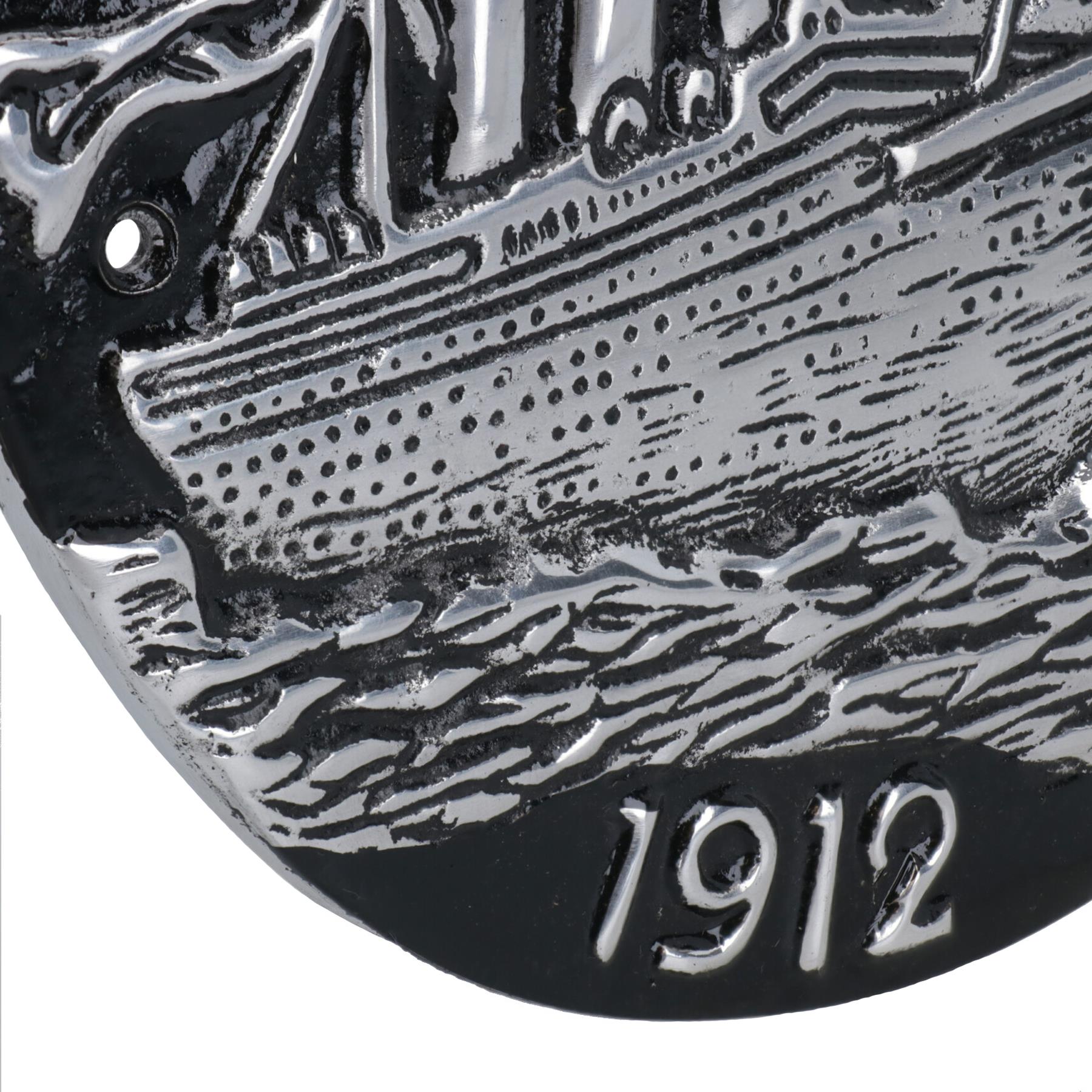 Titanic Aluminium Schild Plakette Tür Wand Haus Tor Garten Kreuzfahrtschiff Boot