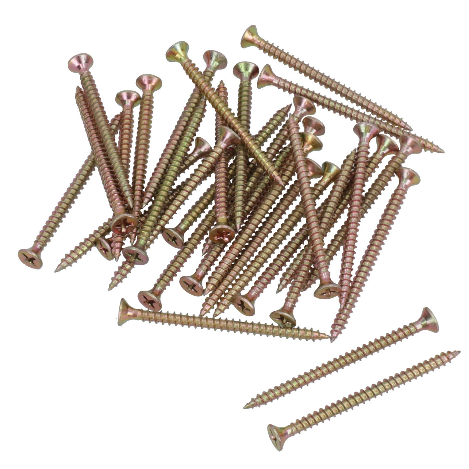 Vis à bois à tête fraisée multi-usages pour aggloméré 50 mm de long Pozi