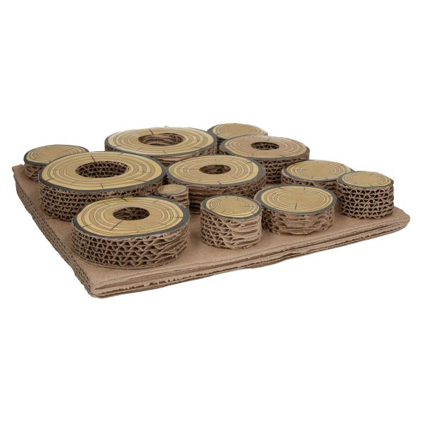 Petits animaux cochons Guniea Boredom Breaker Maze A Log Treat Challenge 30x30cm
