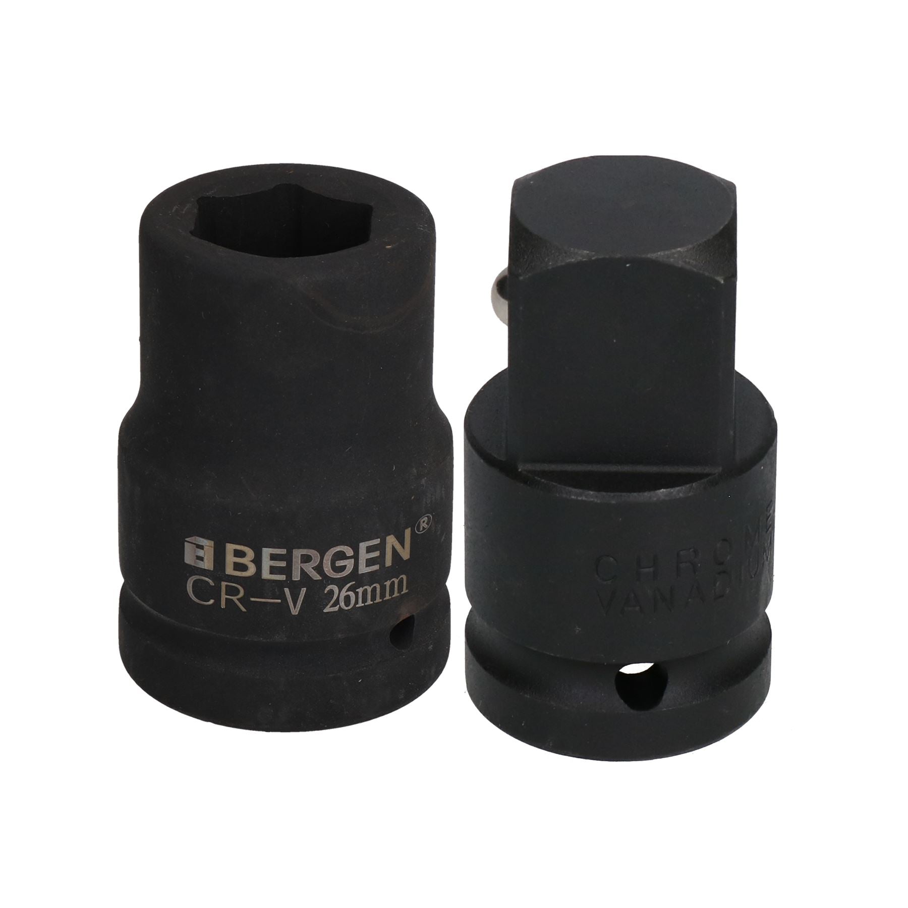 Douille à choc profonde métrique 26 mm 3/4" ou 1" à 6 pans avec adaptateur élévateur