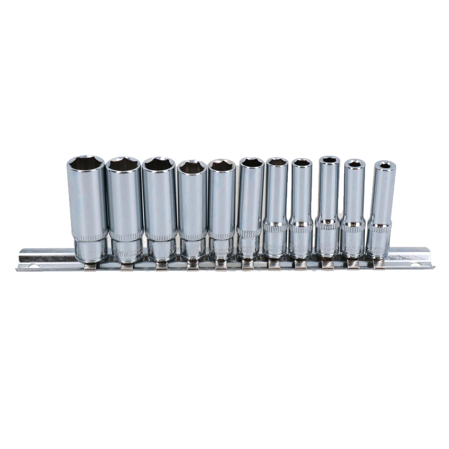 Douilles profondes impériales SAE AF à 6 pans, 1/4 po, 5/32 po – 1/2 po
