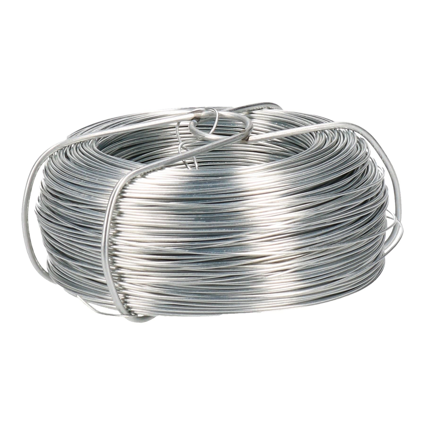 Zinc Plated Wire Roll Hanging Pictures Garden Wire 125 metres x 0.7mm Thick