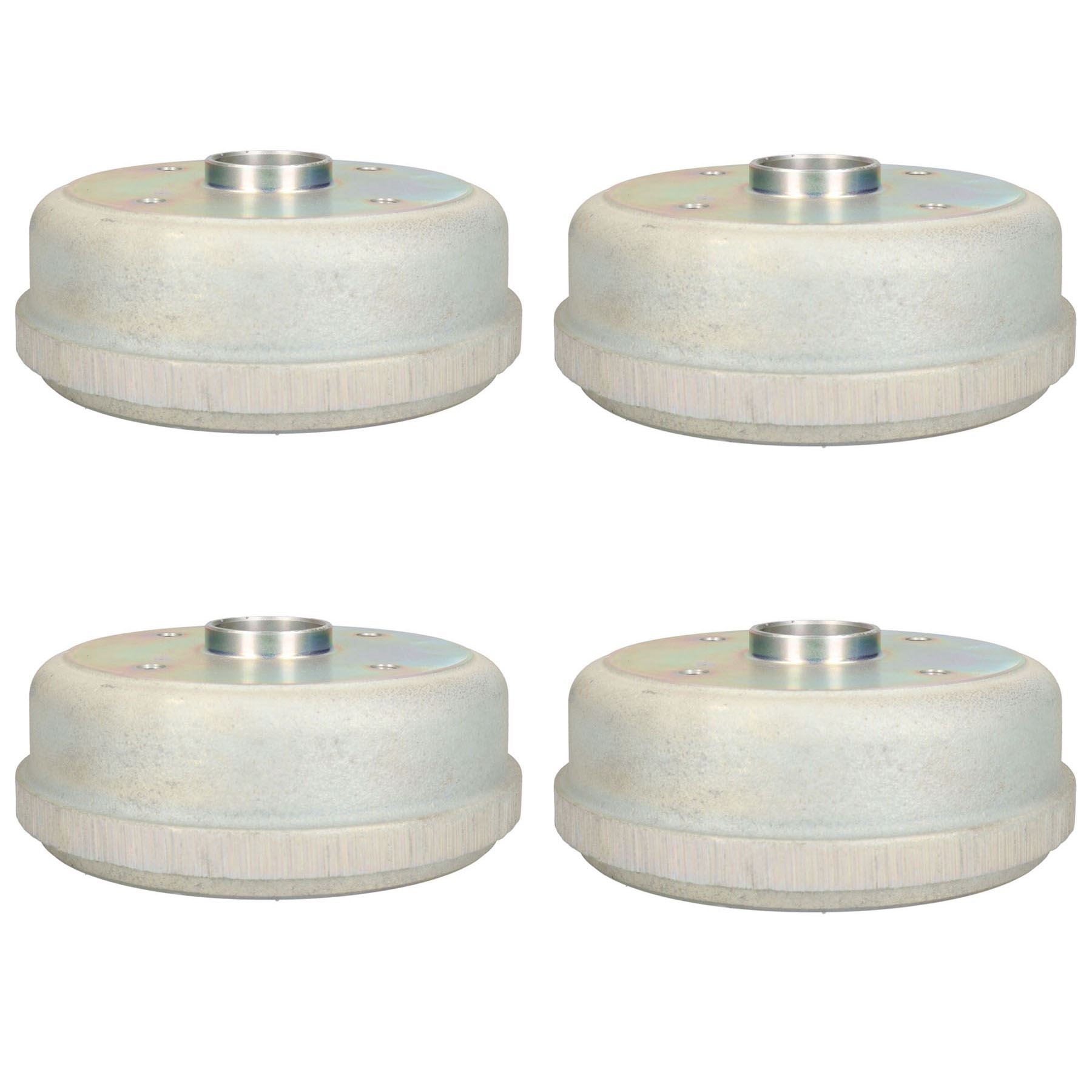 4 x Trailer Brake Drum for Knott 200x50 Brake Shoes 139.7mm 5.5" PCD 4 Stud