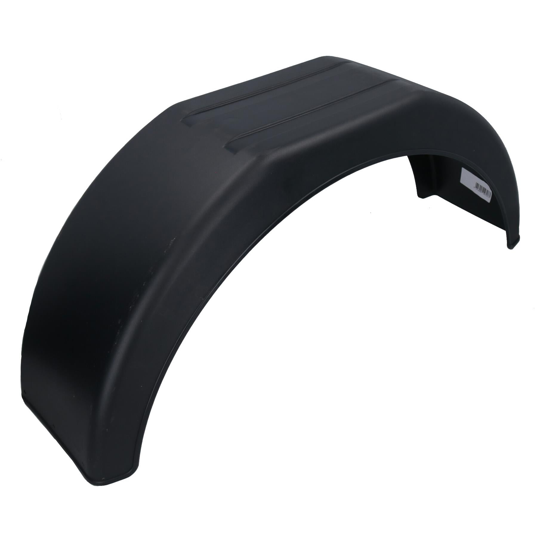 4 x 14 Inch Plastic Trailer Mudguard Wheel Arch Wing Fender + 12 x Fixing Brackets