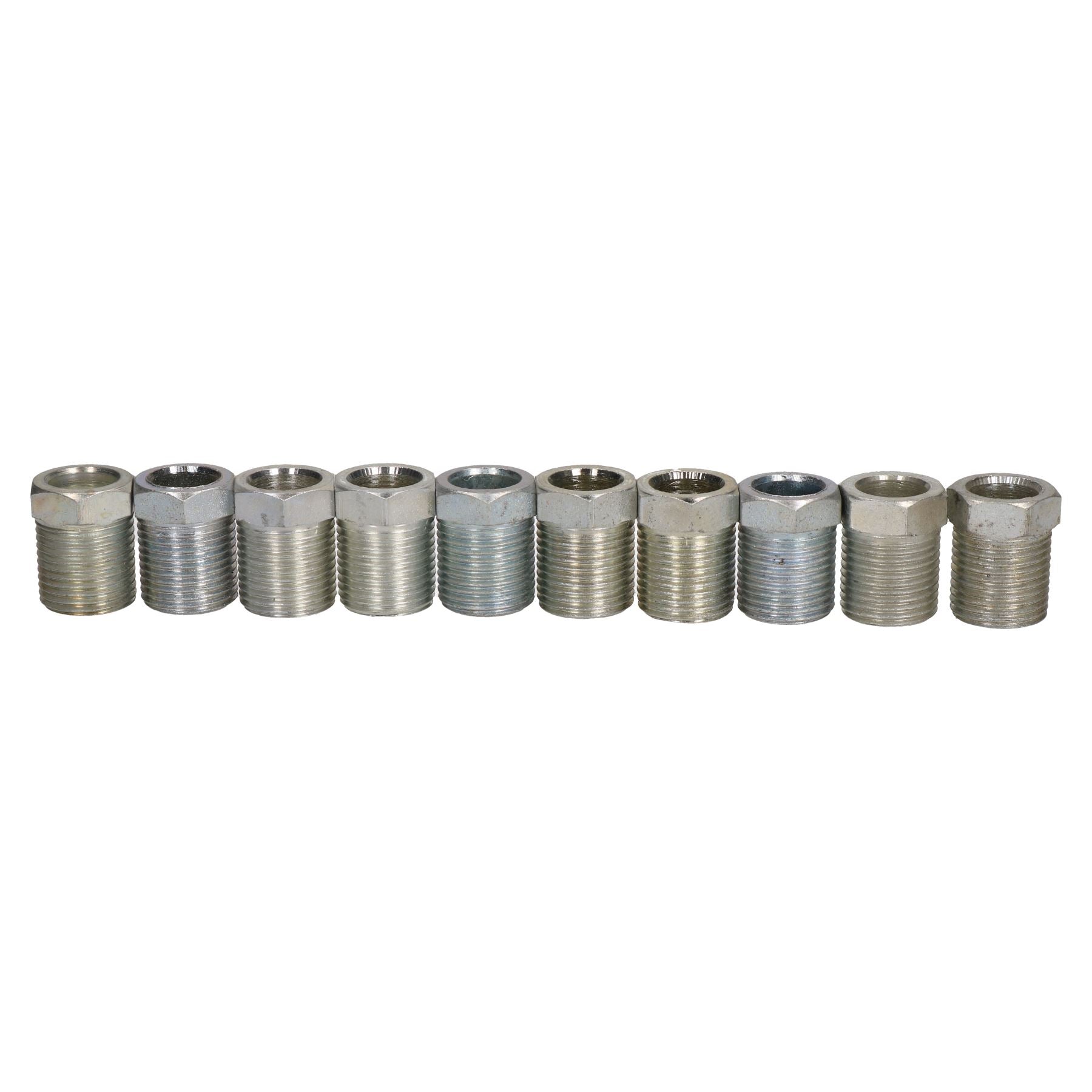 Raccords unions mâles en acier pour tuyaux de frein 3/4" x 16 UNF pour tuyaux de frein 1/2" 10 pièces