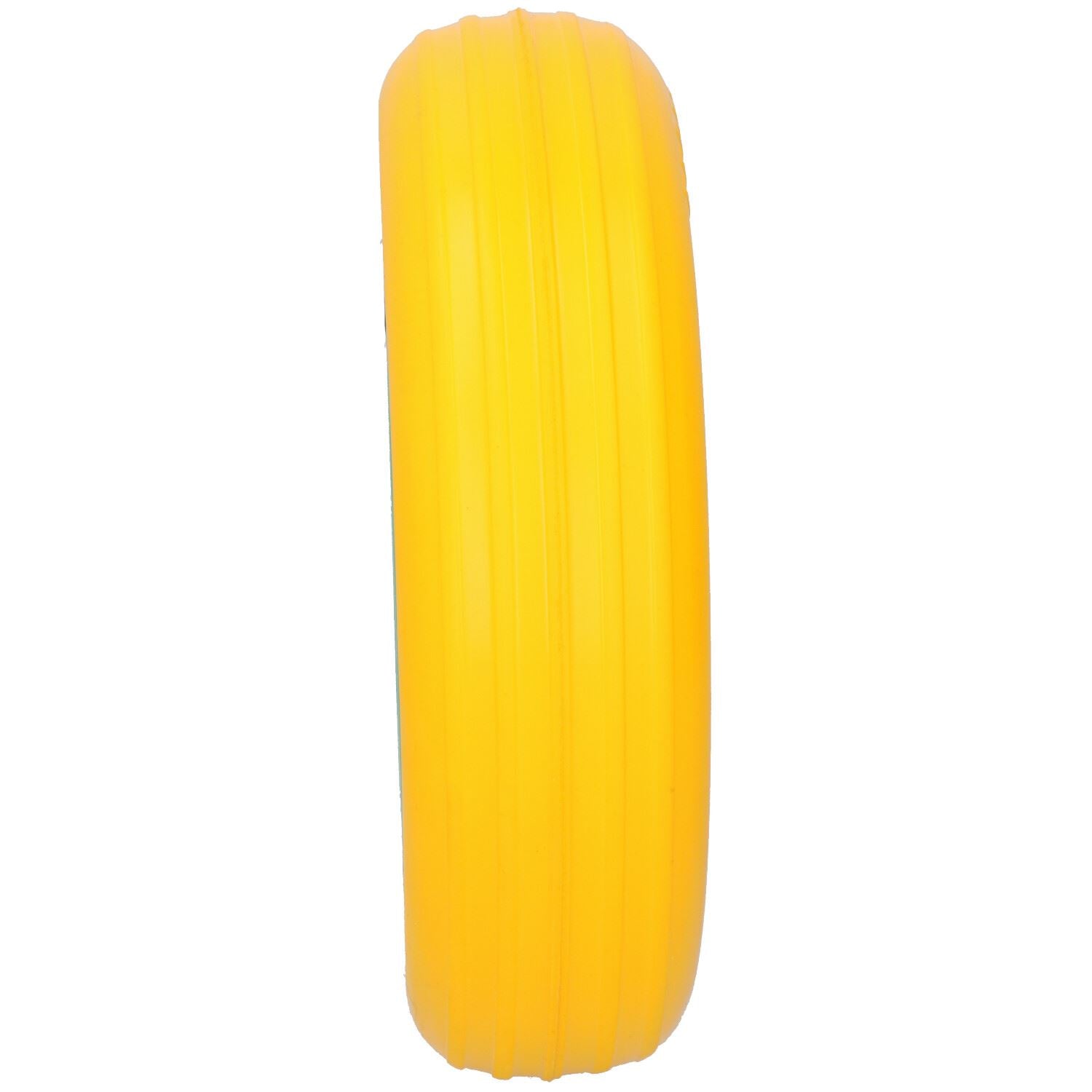 Pneu en caoutchouc solide de 10 po pour diables, brouettes, chariots, centre de 20 mm, 2 pièces