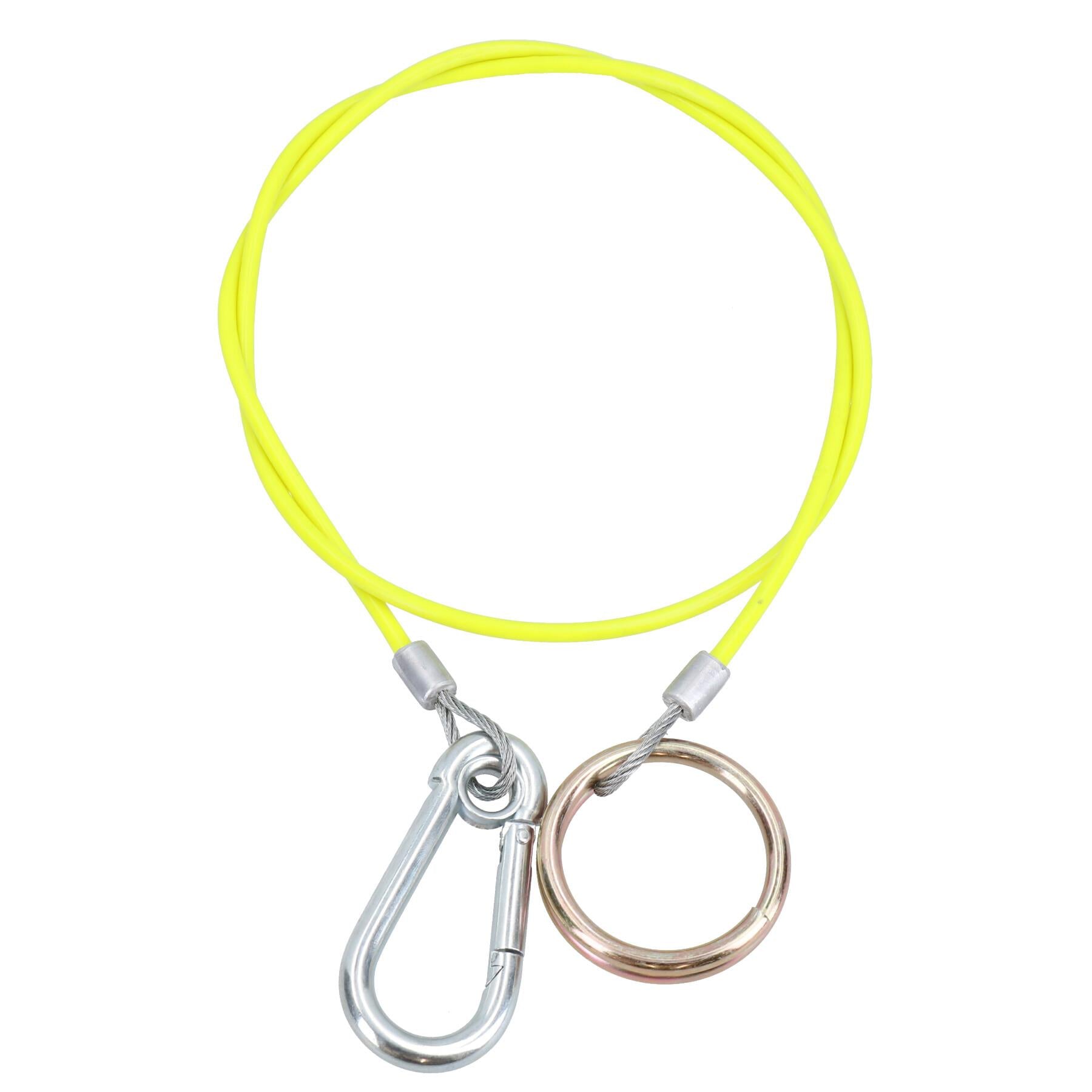 1 m 3 mm gebremstes Abreißkabel für Anhänger (gelb) TR028