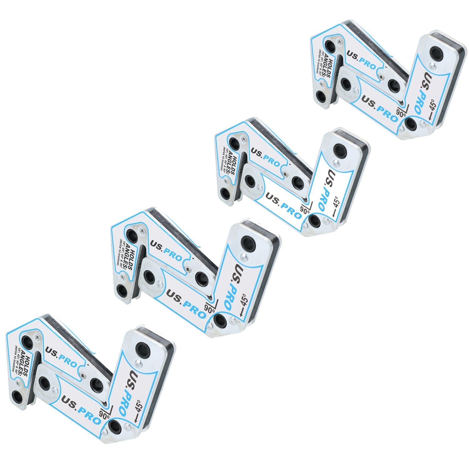Kit de positionnement d'aimants de soudage magnétique multi-angles 15 45 60 90 degrés