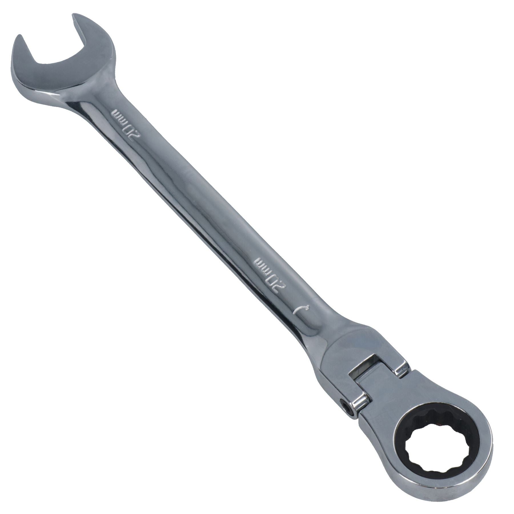 20mm Metric Flexible Combination Ratchet Spanner wrench 12 Sided 72 Teeth