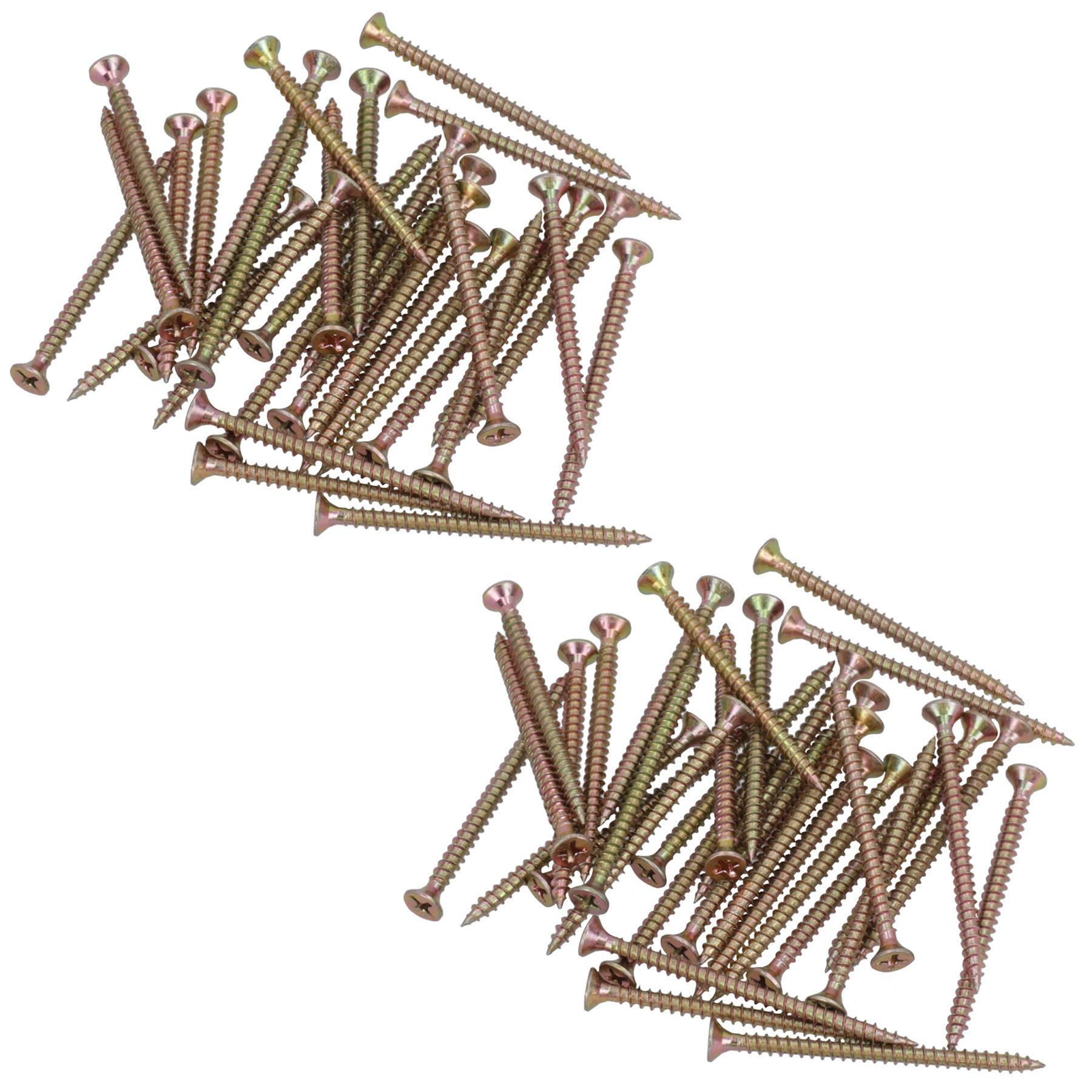 Countersunk Multi Purpose Chipboard Wood Timber Screws 70mm Long Pozi