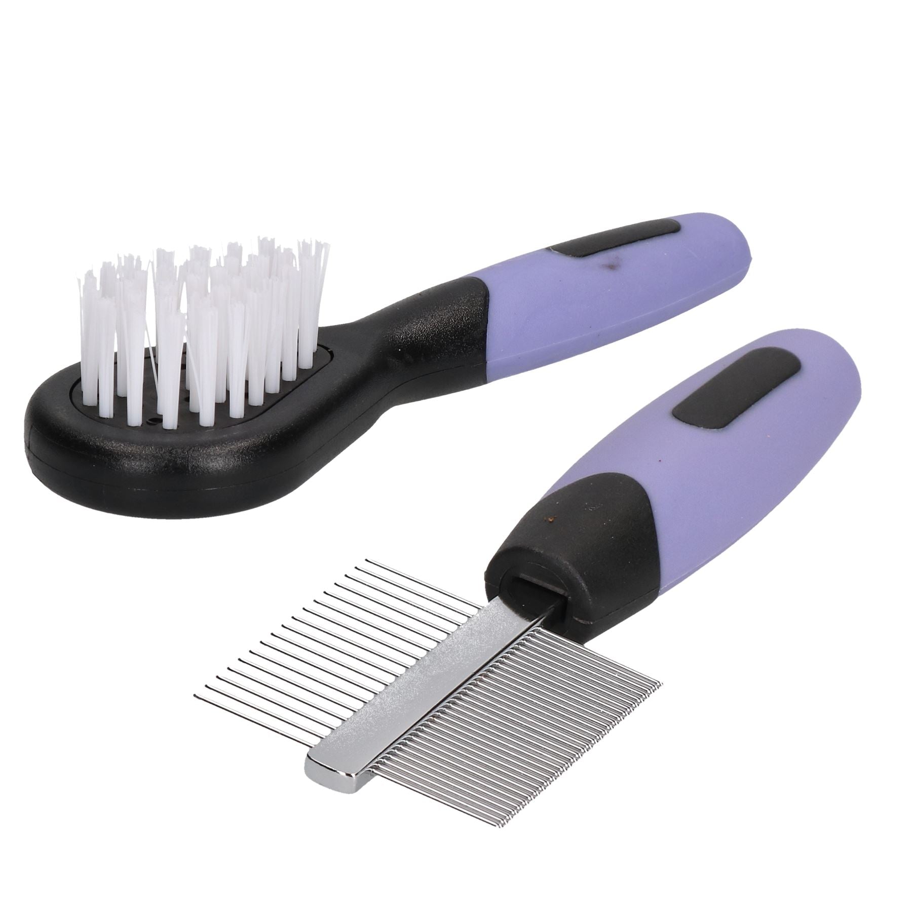 Kit de toilettage pour petits animaux avec mini brosse douce et peigne double face