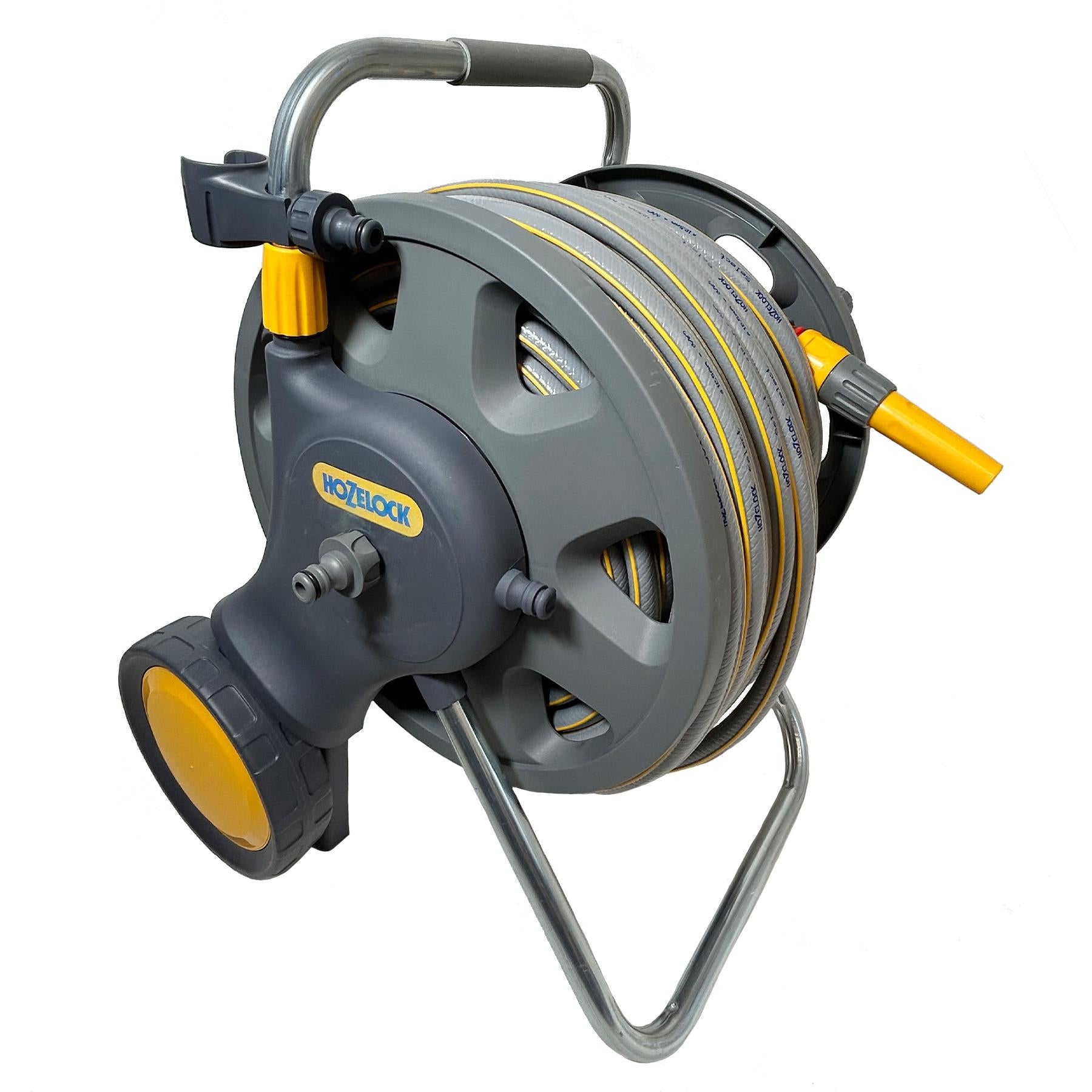 Hozelock Assembled Hose Cart with Hose Garden Watering 50 Metres / 160 Feet