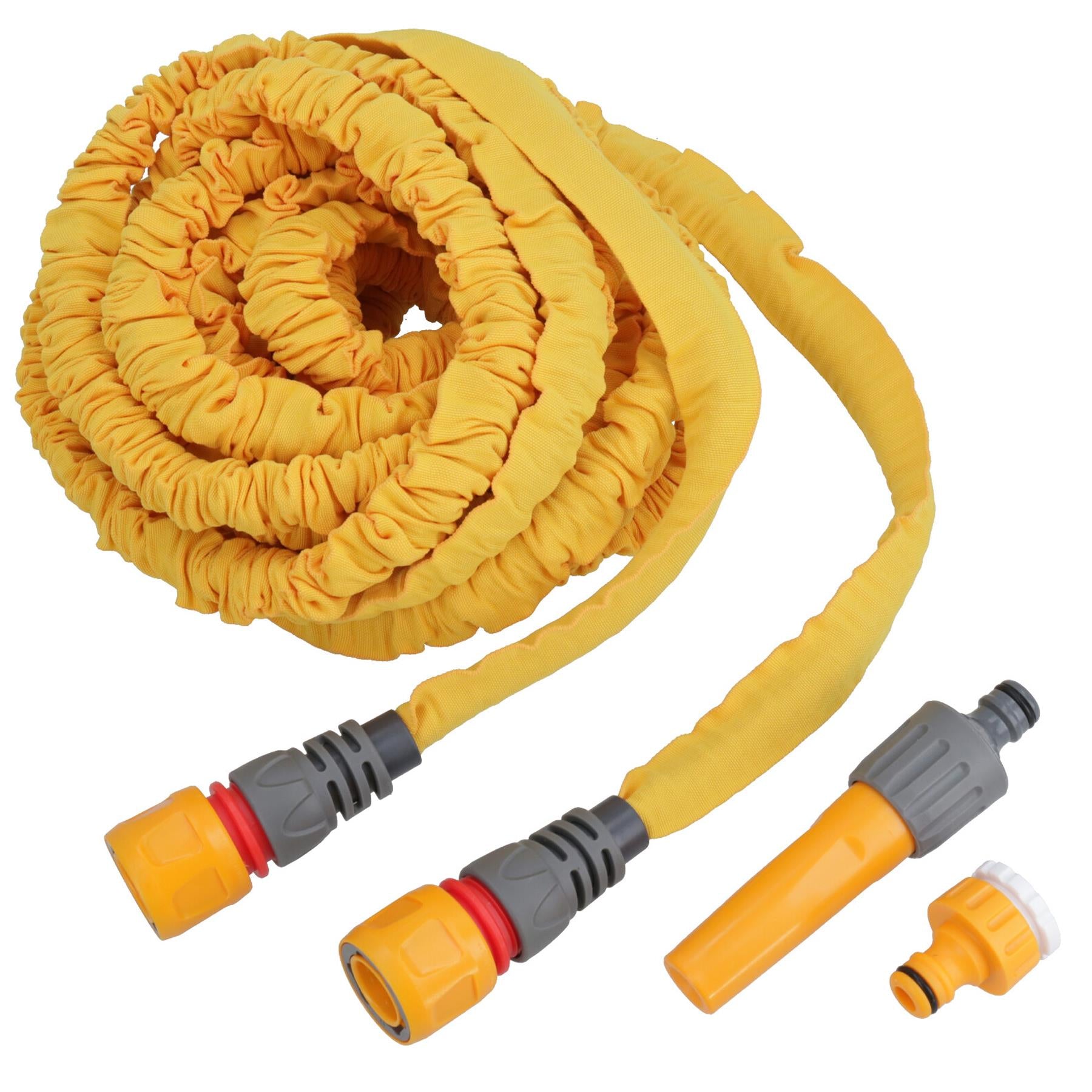 Hozelock Superhoze Ausdehnbarer Gartenschlauch, Bewässerungsrohr, knickfrei, 15 m