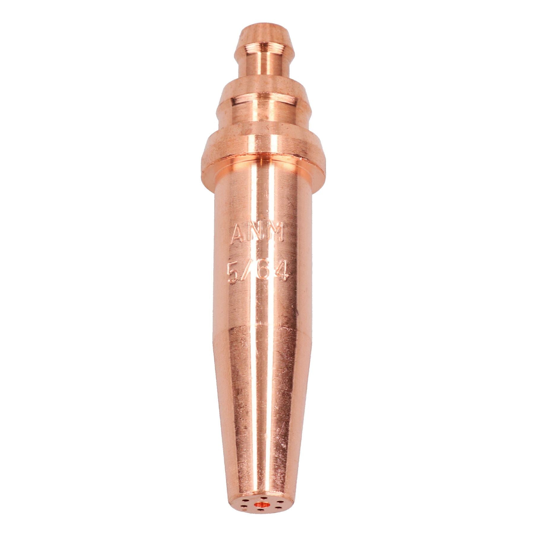 ANM Oxy Acetylene Gas Cutting Nozzle Tip Standard length 1/32" - 1/16" Oxygen