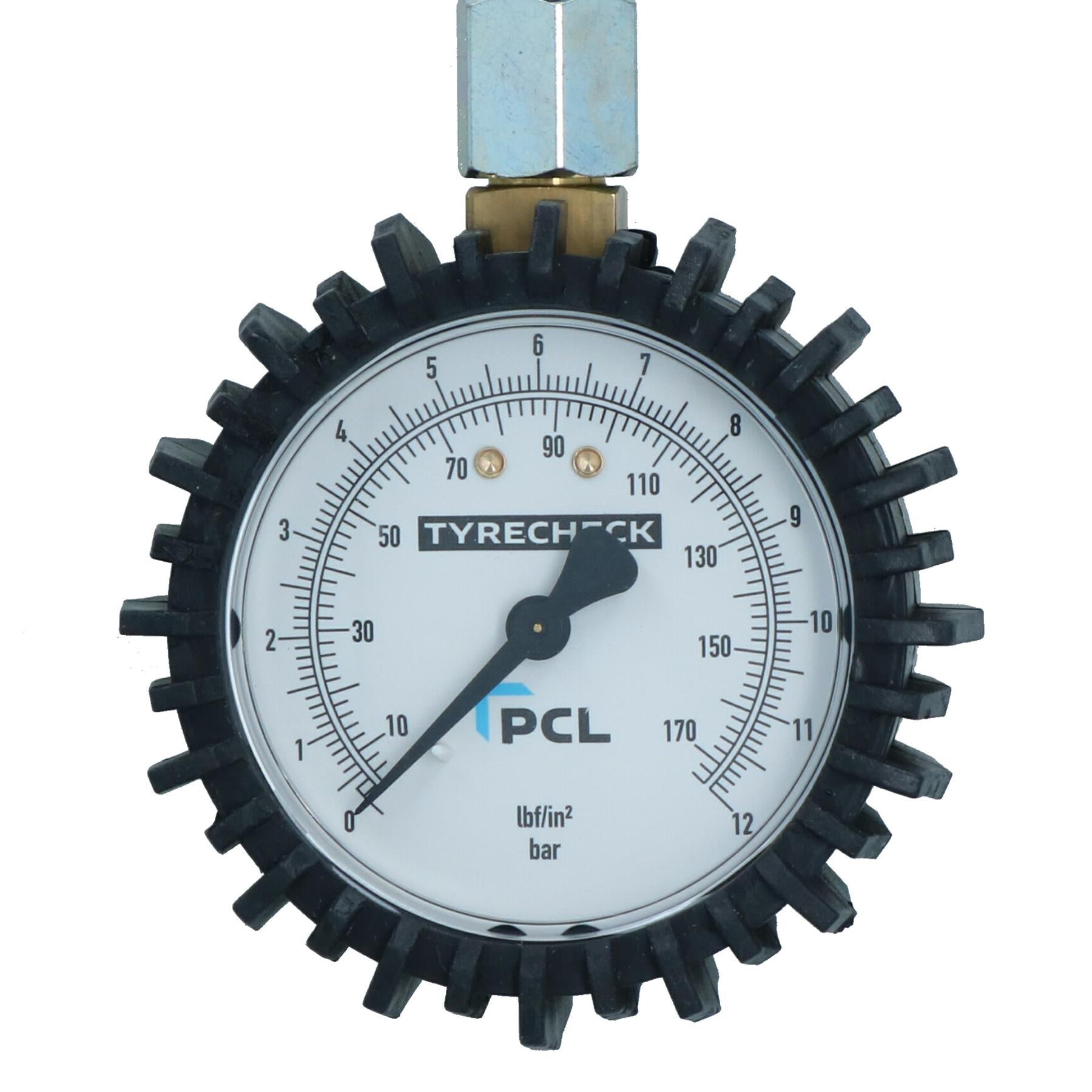 PCL Tyre Pressure Gauge Dial High Accuracy Calibrated Tyre Check Car Motorcycle
