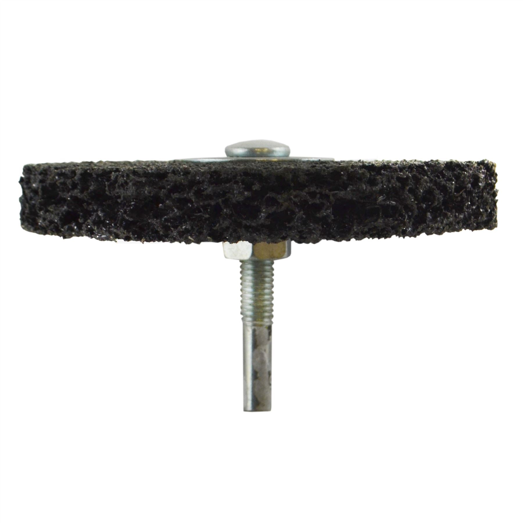 1 disque de nettoyage et de décapage de 100 mm pour éliminer les projections de soudure et de peinture antirouille, tige de 6 mm