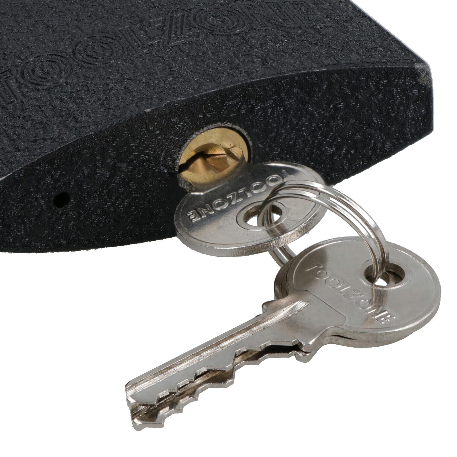 75mm Iron Padlock With Hardened Shackle Padlocks Shed Gate Lock TE756
