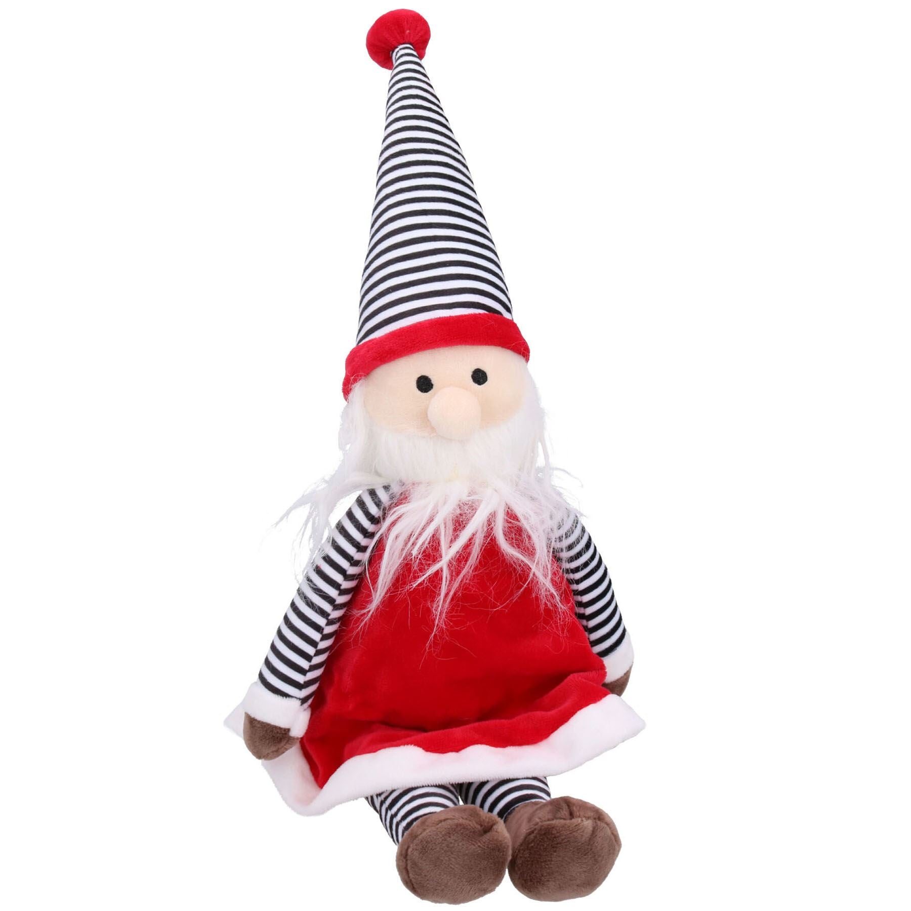 Cadeau de Noël pour chien - Jouet en peluche doux et couineur - Joyeux Père Noël