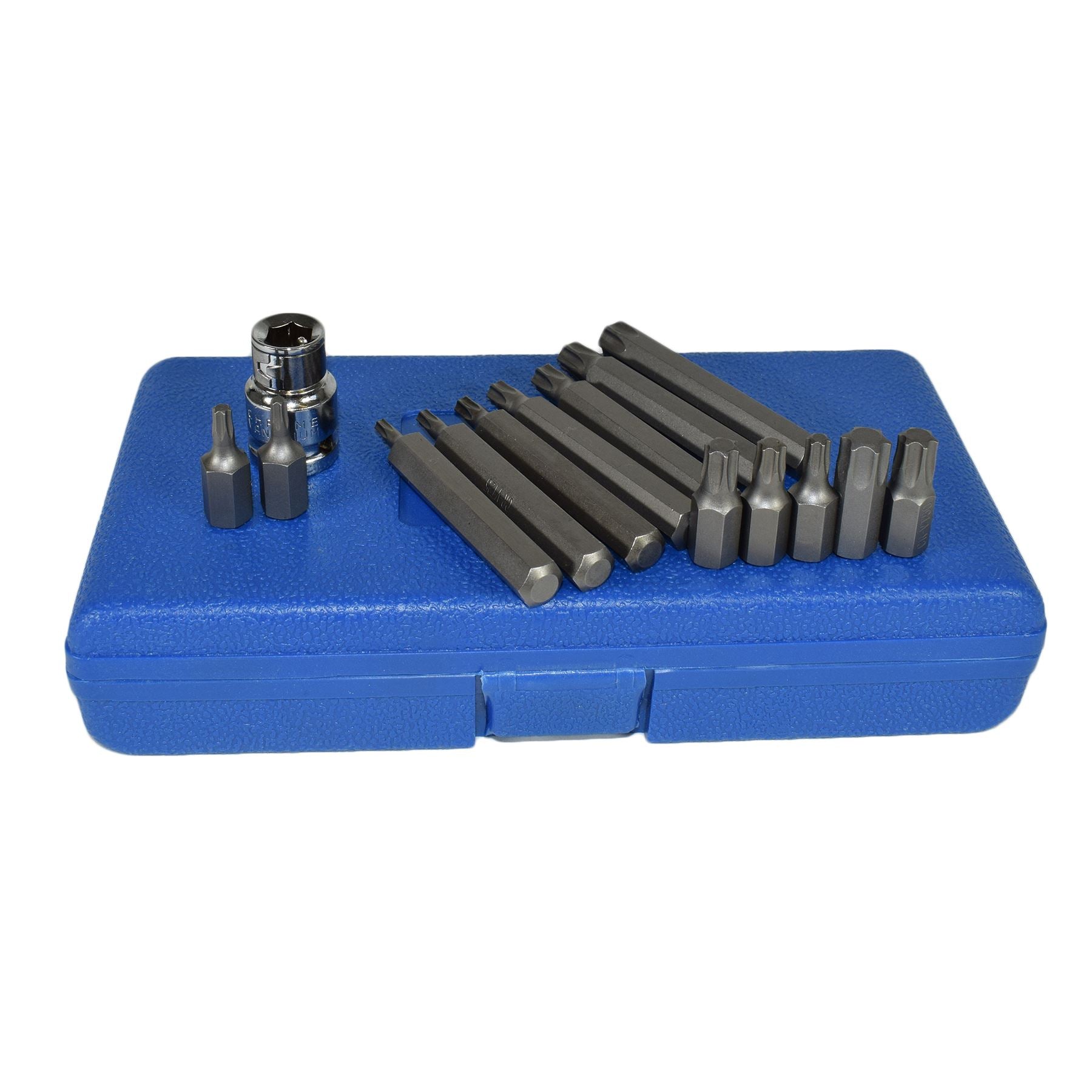 Bergen 1/2-Zoll-Antrieb, flache und tiefe Torx-Sternbits, T20 – T55, 15-teilig