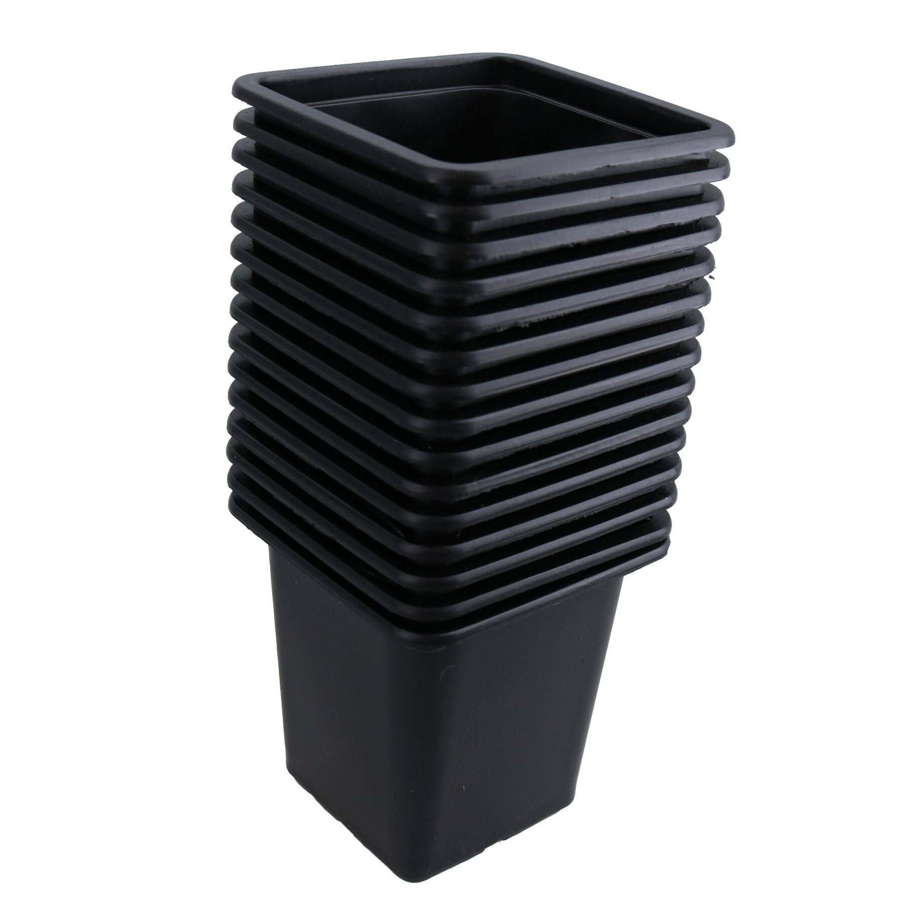 Mini pots de graines de fleurs en plastique pour plantes, pots de 7 cm, plateaux de jardin carrés, semis de graines