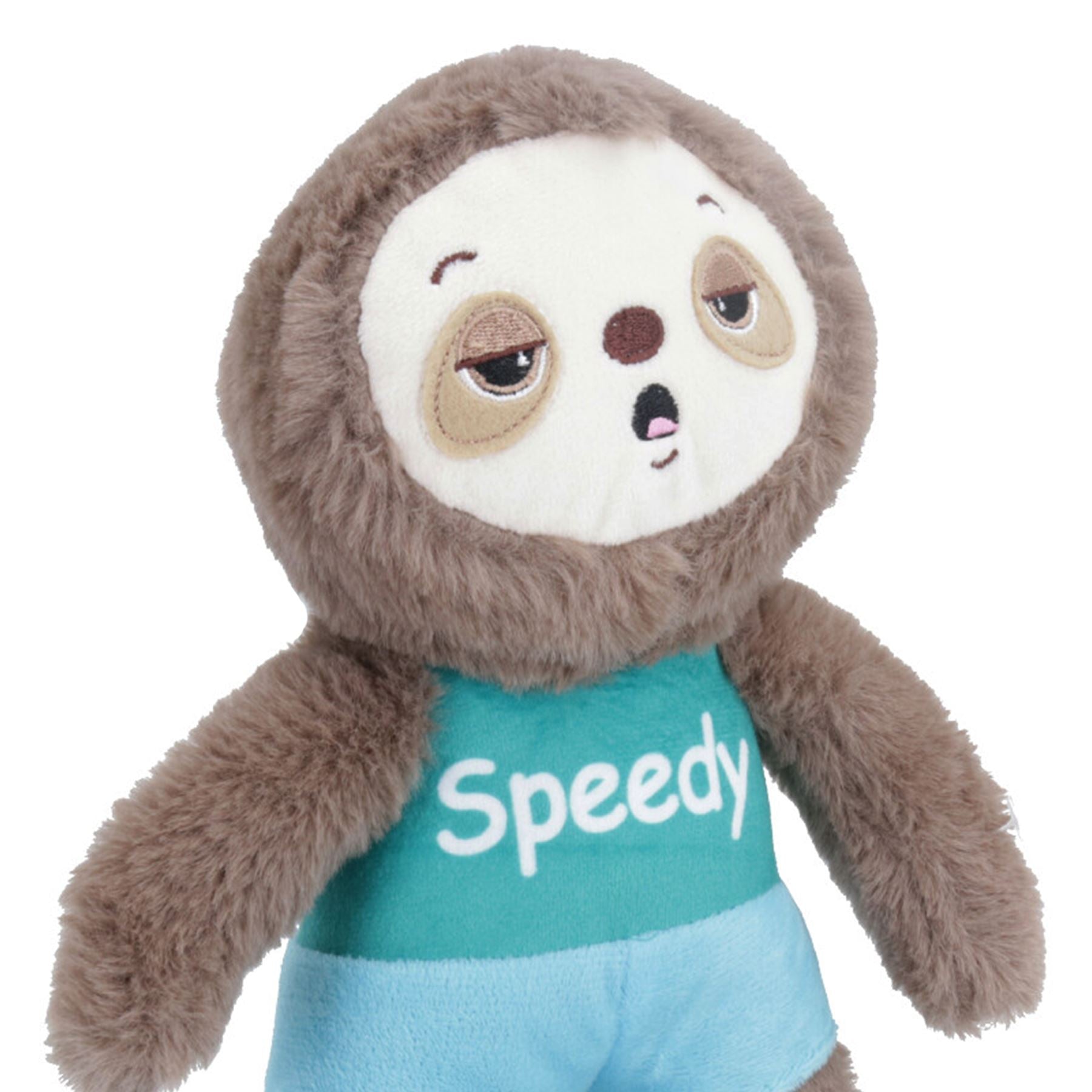 Plüsch weiche sportliche Faultier Speedy Hund Spielzeug kuscheligen Spiel Spielzeug Geschenk mit Quietsche