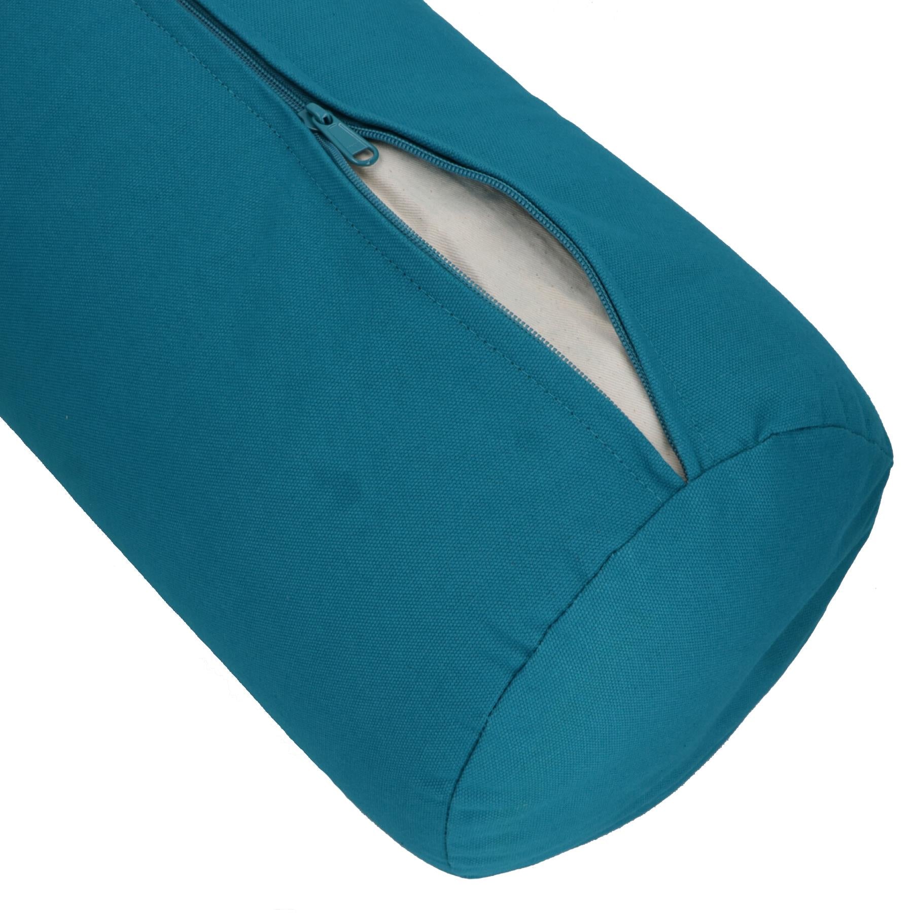 Buckwheat Yoga Bolster 61cm x 23cm Ideal for Yoga, Gym, Meditation Relaxation