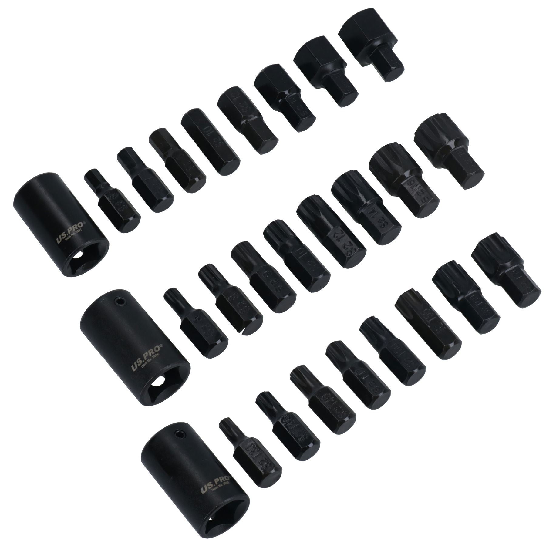 Impact Male Hex Spline Torx Bits Sockets with 1/2in Drive Bit