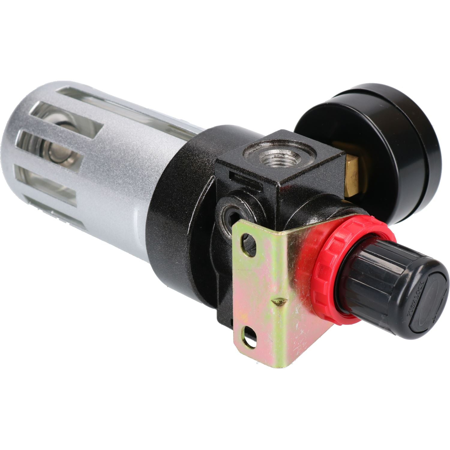 HVLP-Spritzpistole mit Schwerkraftzufuhr, 1,5 mm, mit Inline-Feuchtigkeitsabscheider/Druckregler