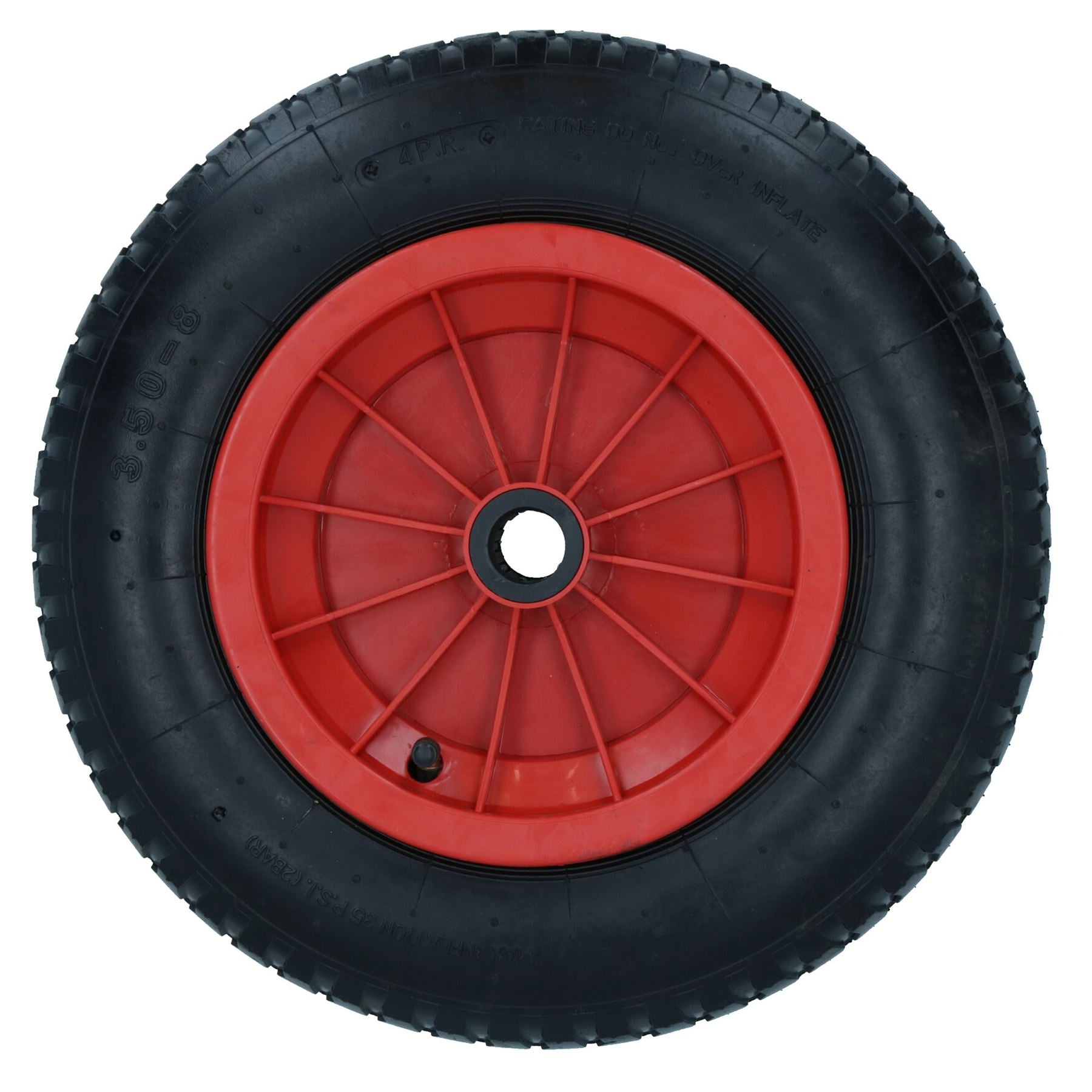 14 Zoll Schubkarre Gartenwagen Trolley Luftbereifte Räder 25mm Bohrung 150kg