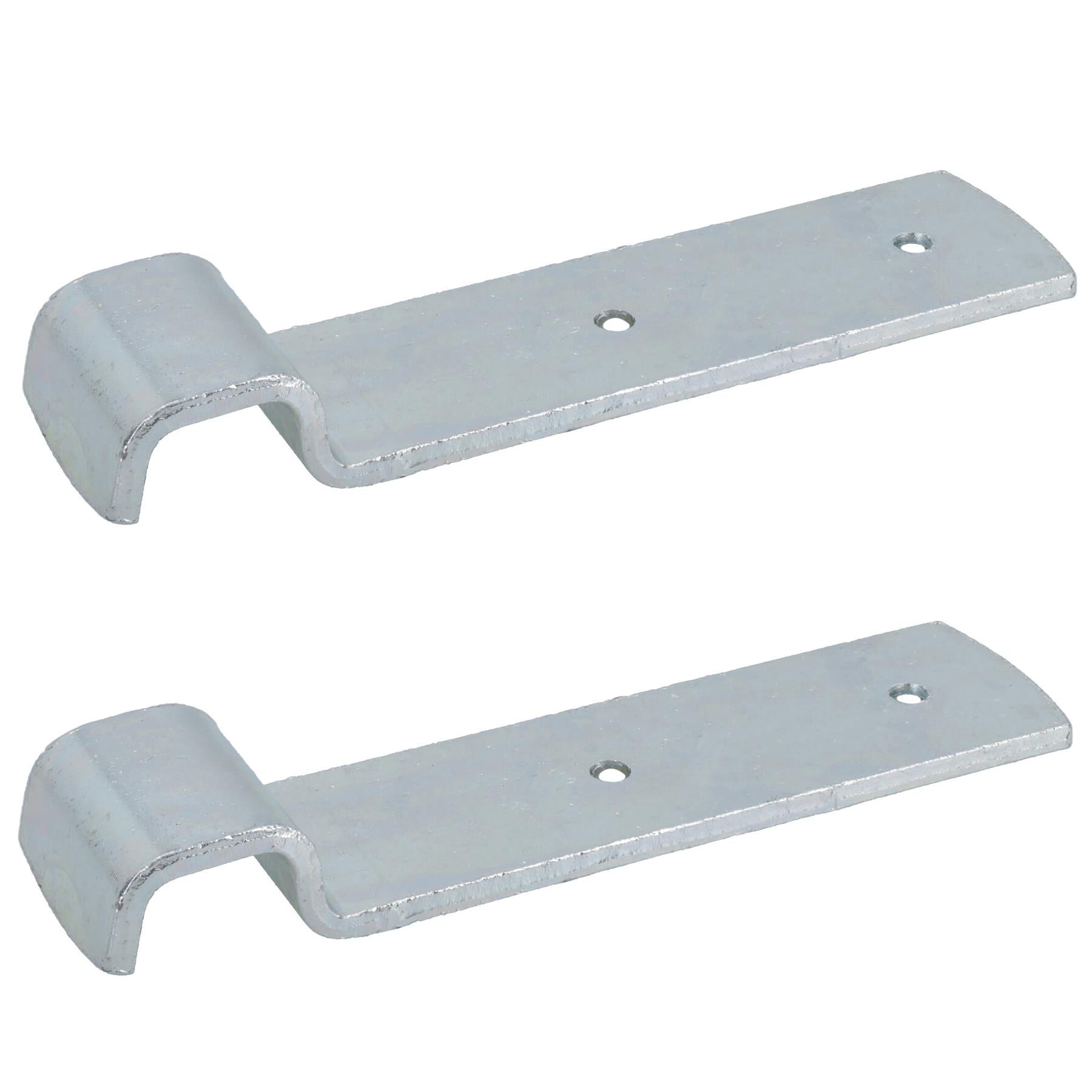 Anhänger-Haltehaken, lang, über der Mitte verriegelbar, 143 mm x 35 mm, 609 kg Tragkraft