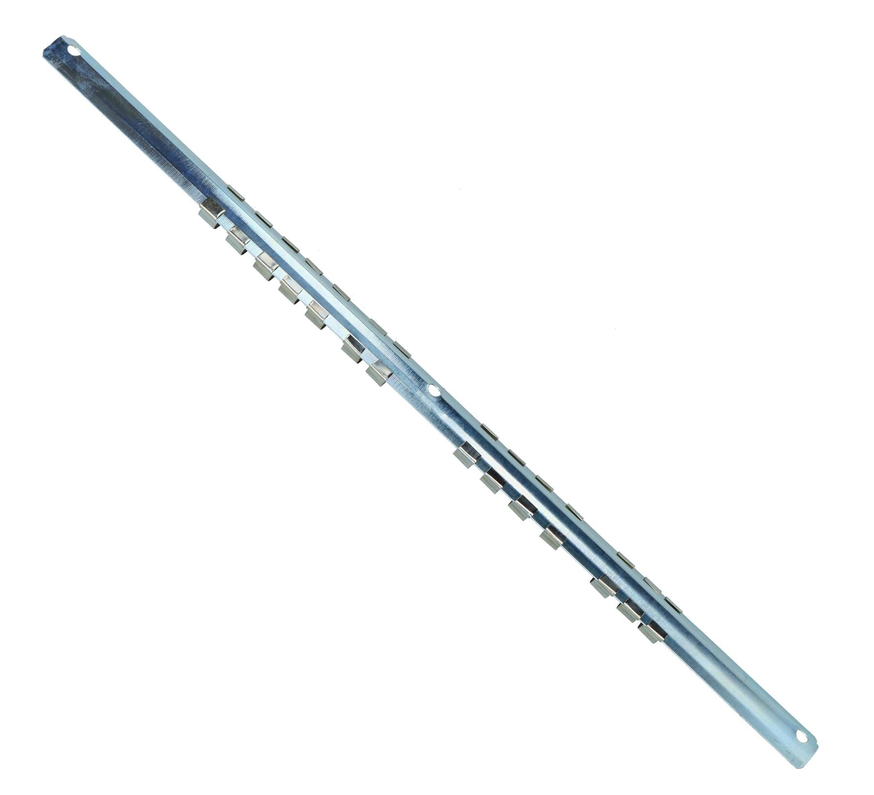 Support de rangement pour rail de douilles à entraînement 3/8" ou 1/2" Clips d'organisation 14 clips par rail
