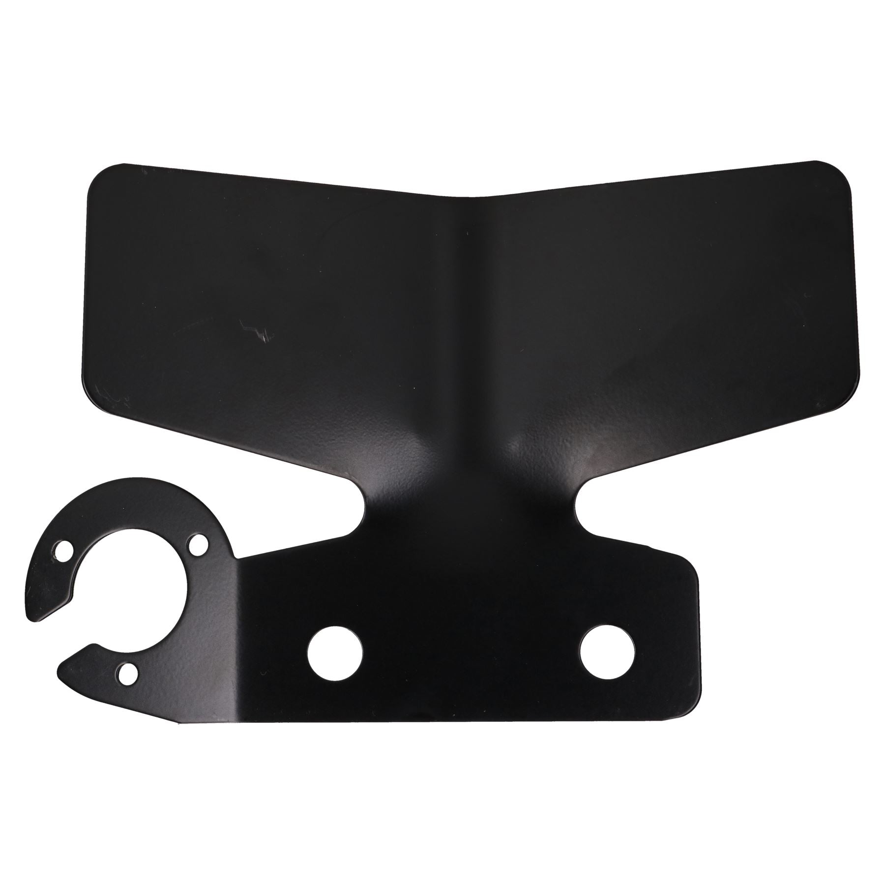 Black Towing Electrics Socket Tow Ball Mounting Plate Bumper Protector