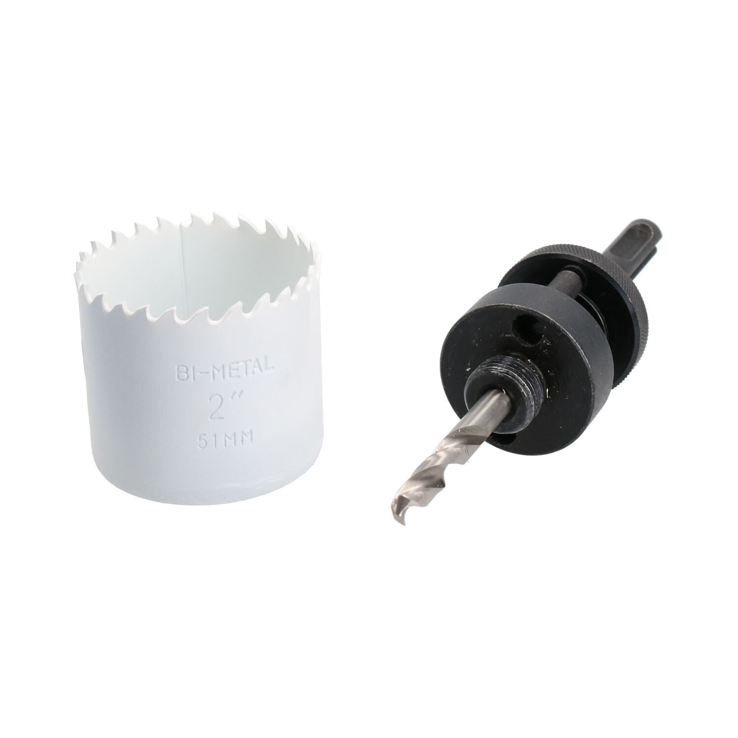 SDS-Plus-Dorndornaufsatz, komplett mit HSS-Lochsäge, 32 mm – 152 mm