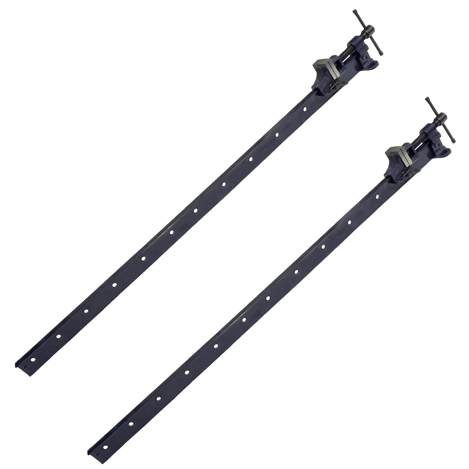 Pince à châssis en T en fonte de 48 po (1 200 mm) avec support de travail et pince coulissante