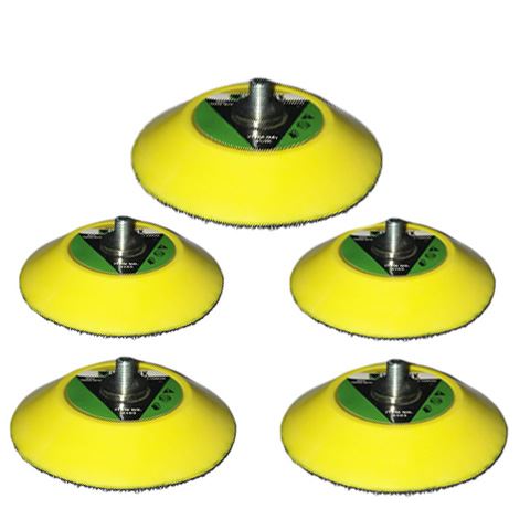 3" 75mm Klett-Schleif-Polier-Stützteller M6-Gewinde für Druckluftschleifer
