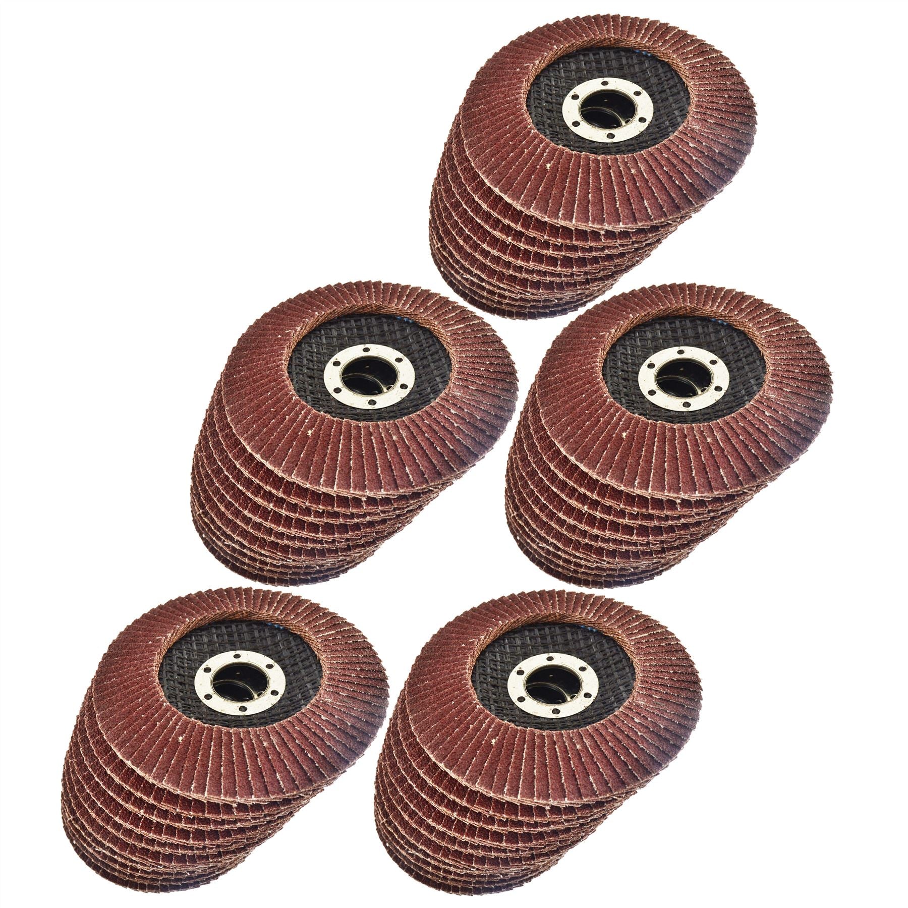 Fächerscheiben 60er Körnung Winkelschleifer 4,5" (115mm) Flachschleifen Schleifen