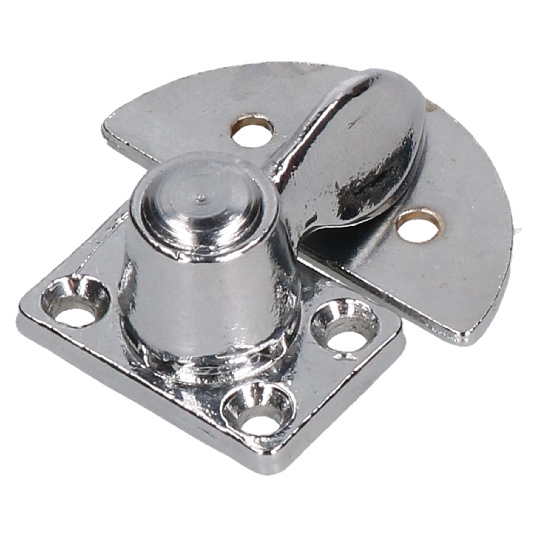 Gravelly Fastener Schwenkbarer Knebelverschluss, verchromte Nummernschild-Clips für Anhänger