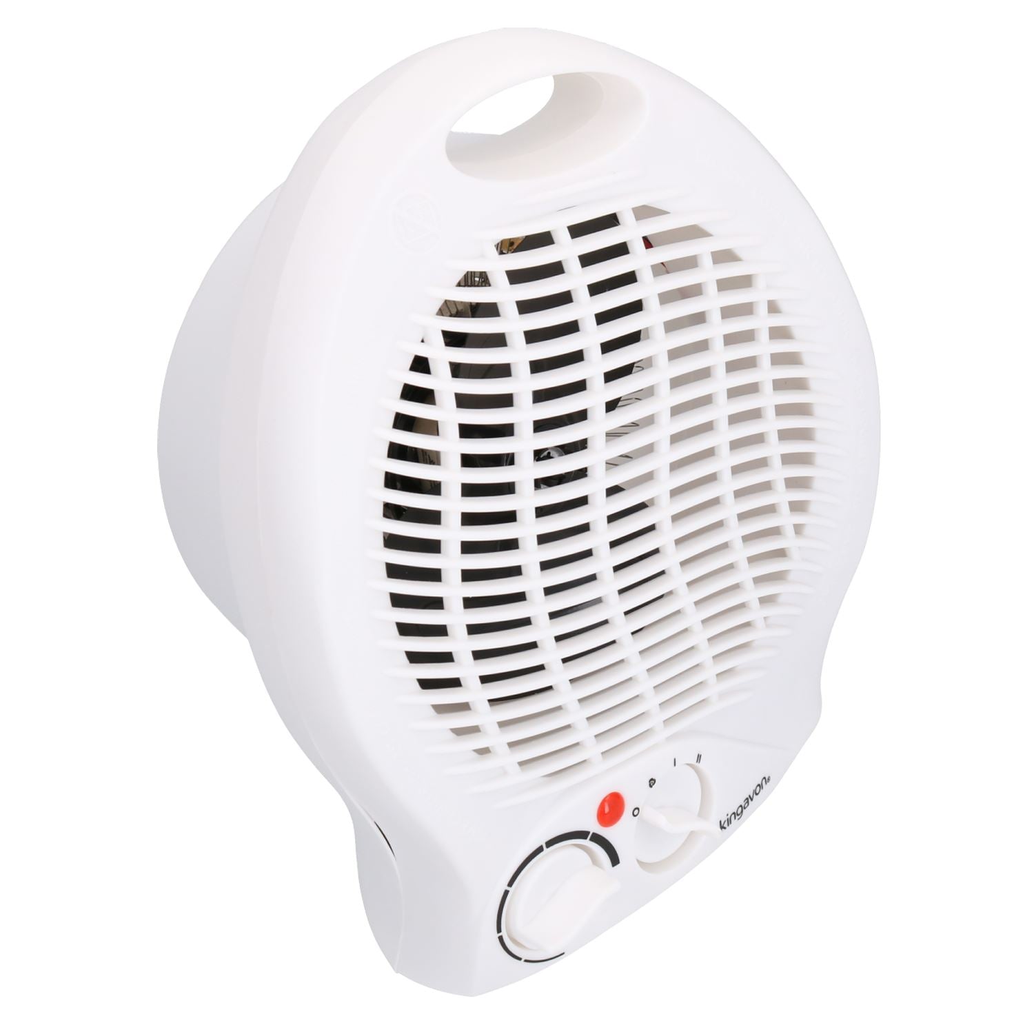 Radiateur soufflant vertical électrique 2 kW, 2 réglages de chaleur, air chaud ou froid, fonctionnement silencieux