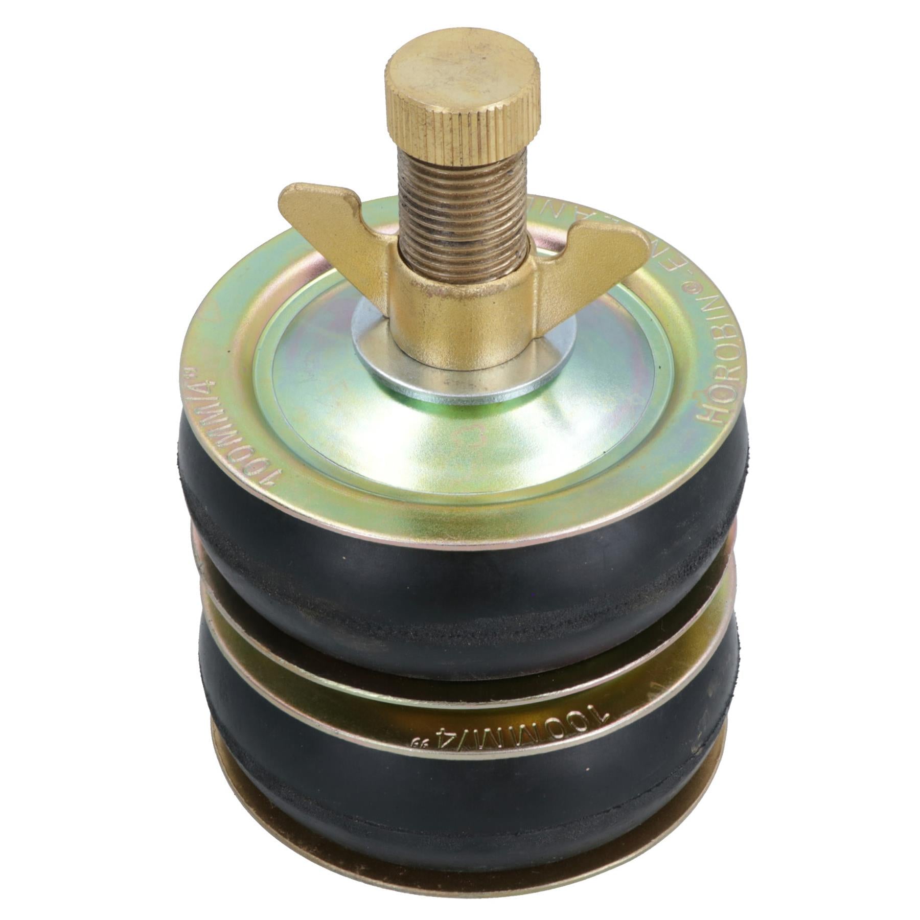 Double Steel Drain Test Pipe Bung Plug 1.5" - 6" (40-150mm) Plumbing Tube