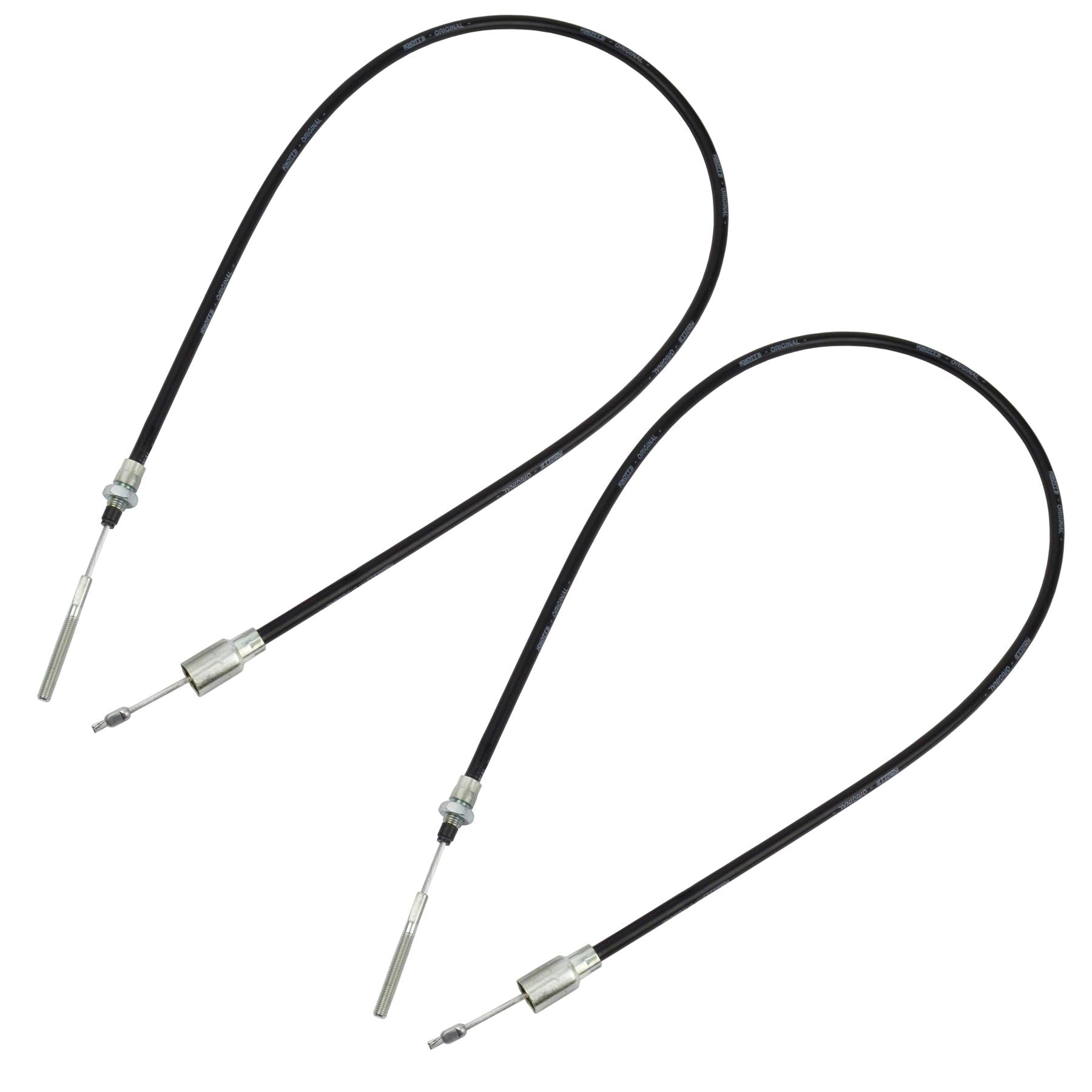 Câble de frein de remorque Knott détachable avec extrémité filetée 930 mm à 1140 mm PAIRE BC02