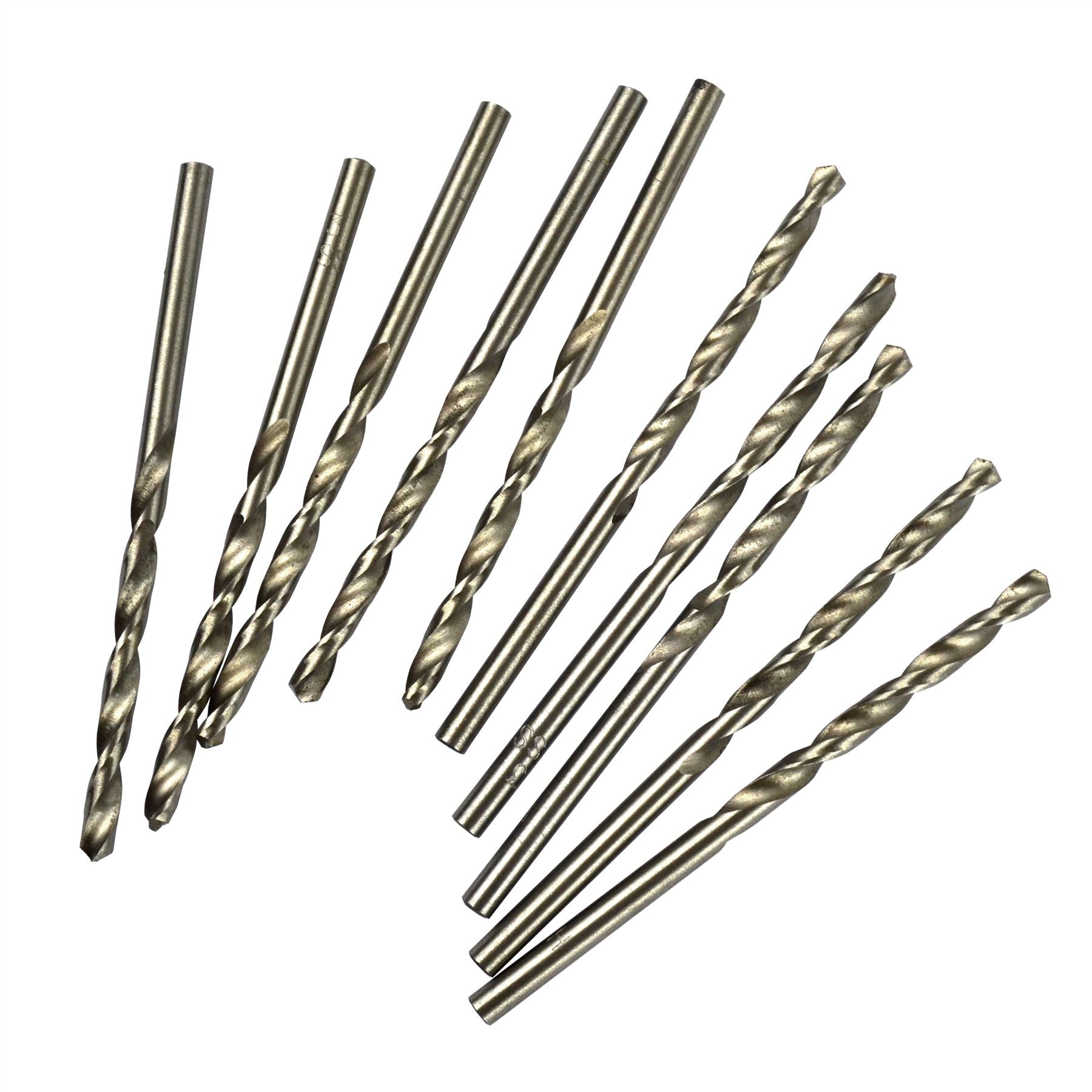 3mm HSS Spiralbohrer/Bohrer-Set 10-tlg. TE613