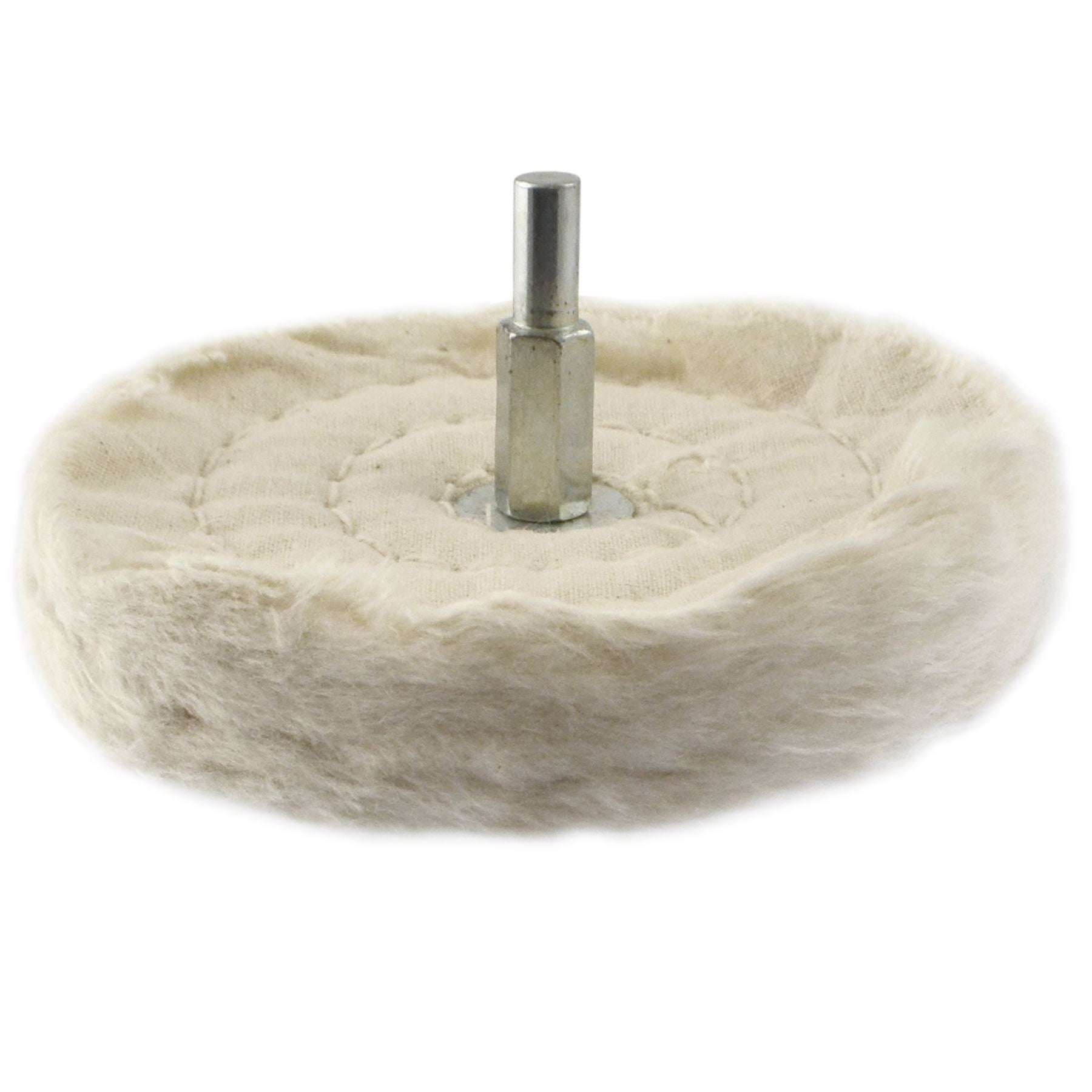 100mm 4 "Weiche Polieren Polieren Mop Reinigung Rad Doppelschleifer TE315