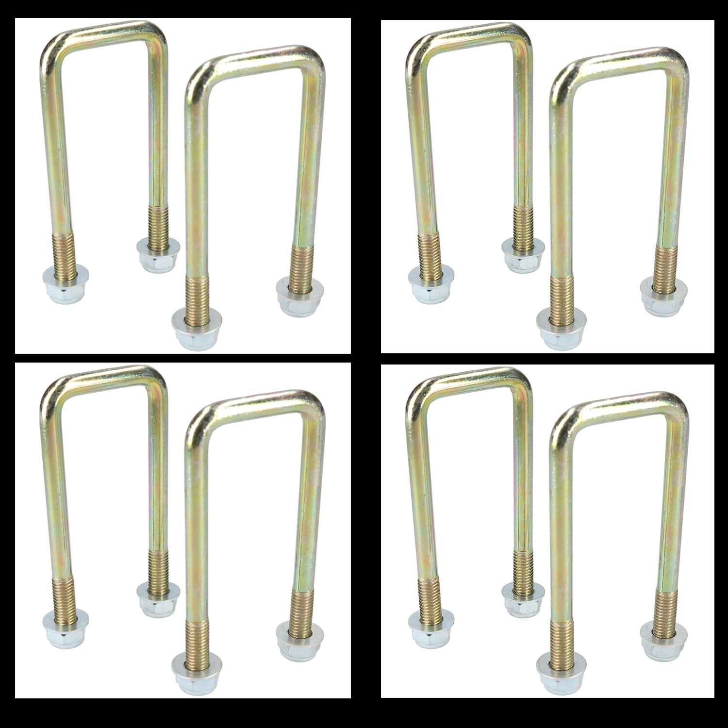 M10 U-Bolt N-Bolt & Nuts High Tensile for Boat Trailers Square