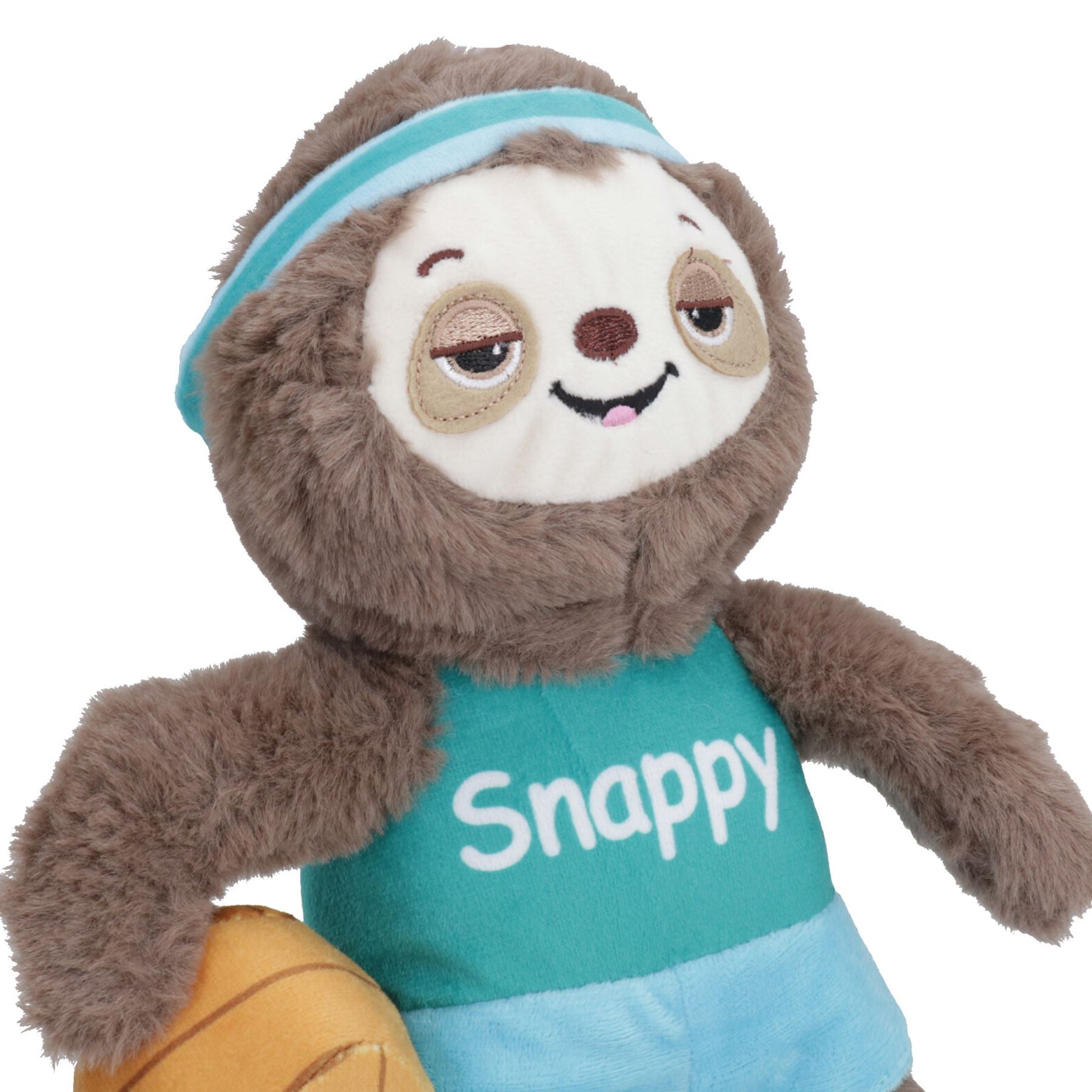 Plüsch weiches sportliches Faultier bissiges Hundespielzeug Kuscheltier Spielzeug Geschenk mit Quietschgeräusch