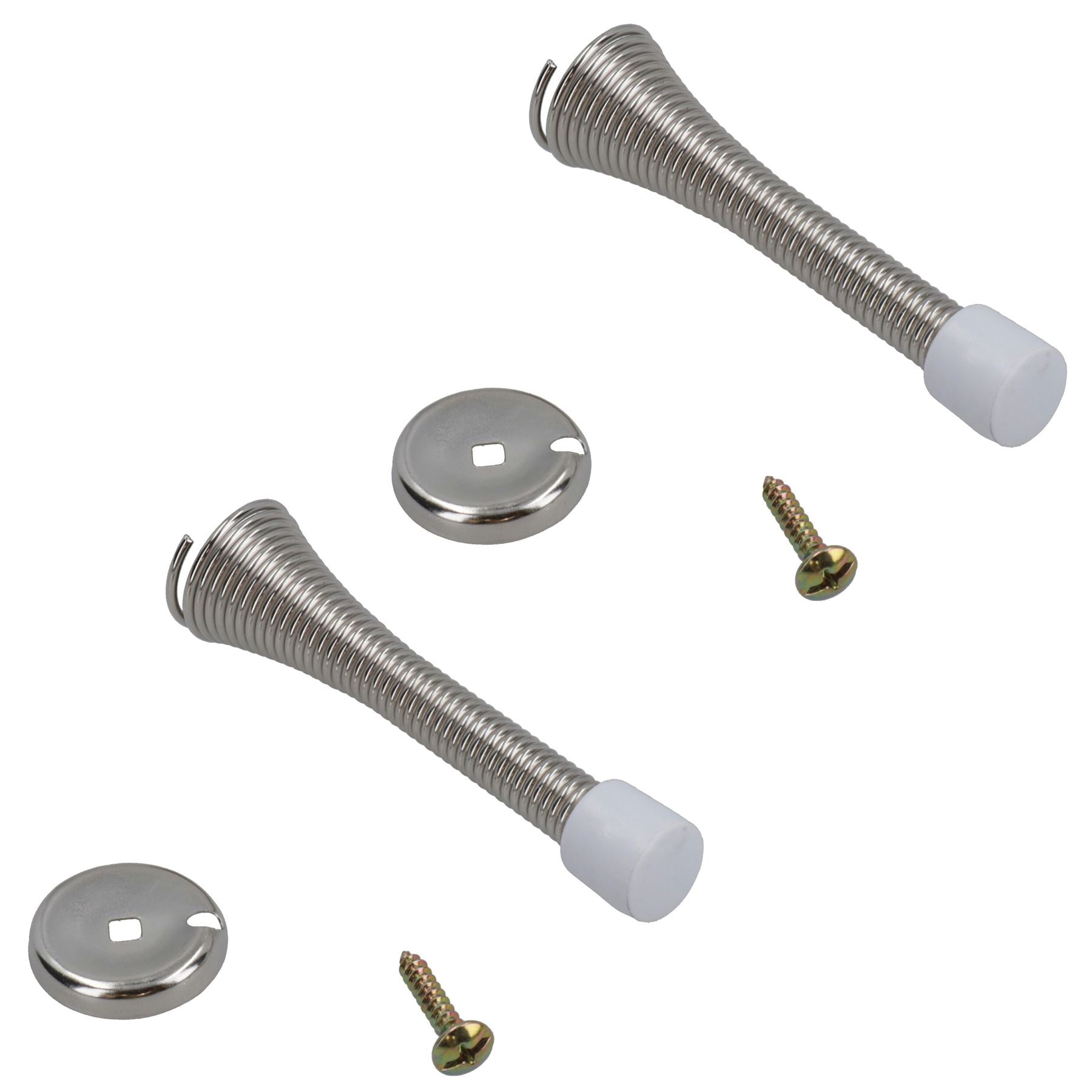 Butées de porte à ressort Butée de protection de plinthe Fixation murale avec fixation