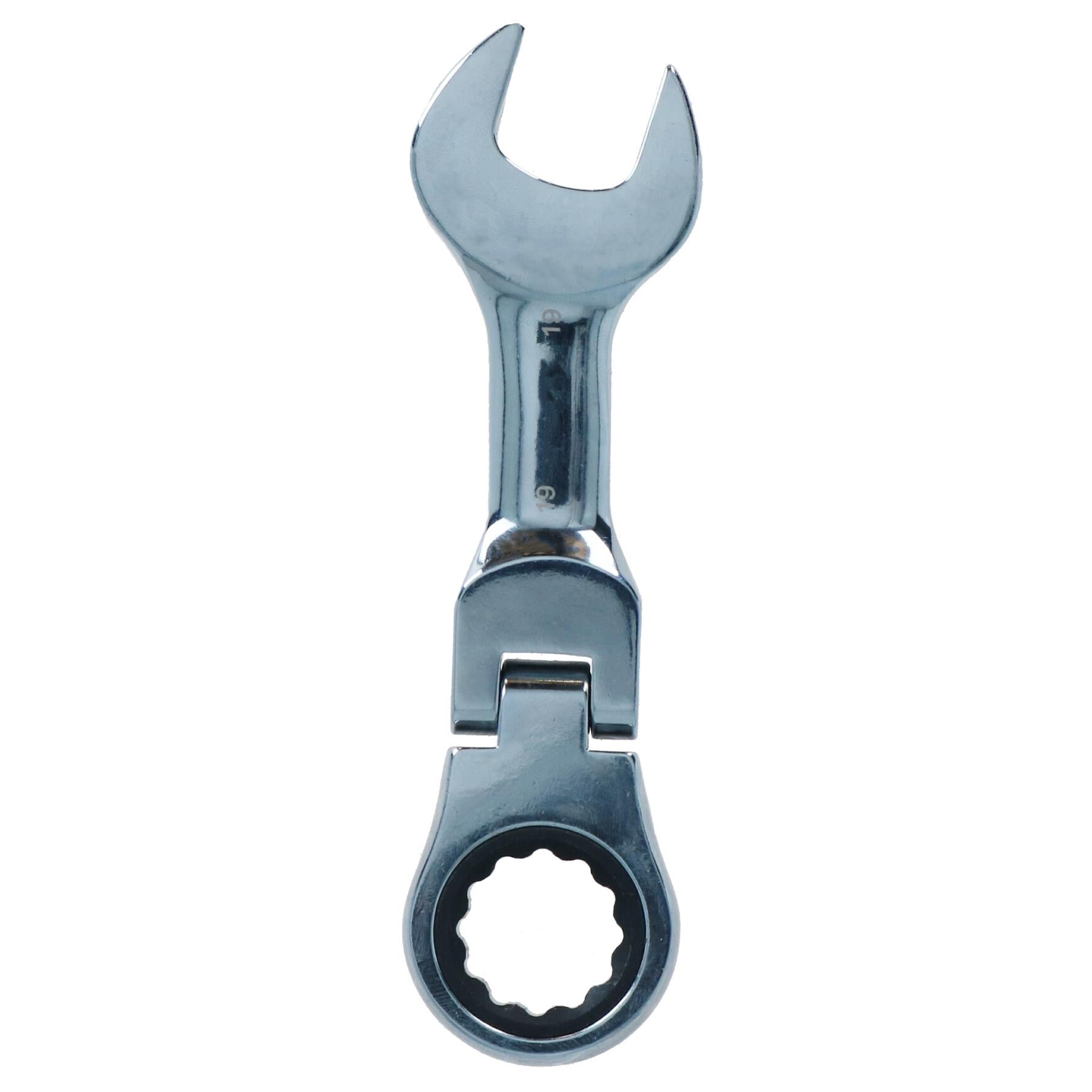 Jeu de clés mixtes à cliquet flexibles courtes métriques MM 8 mm – 19 mm